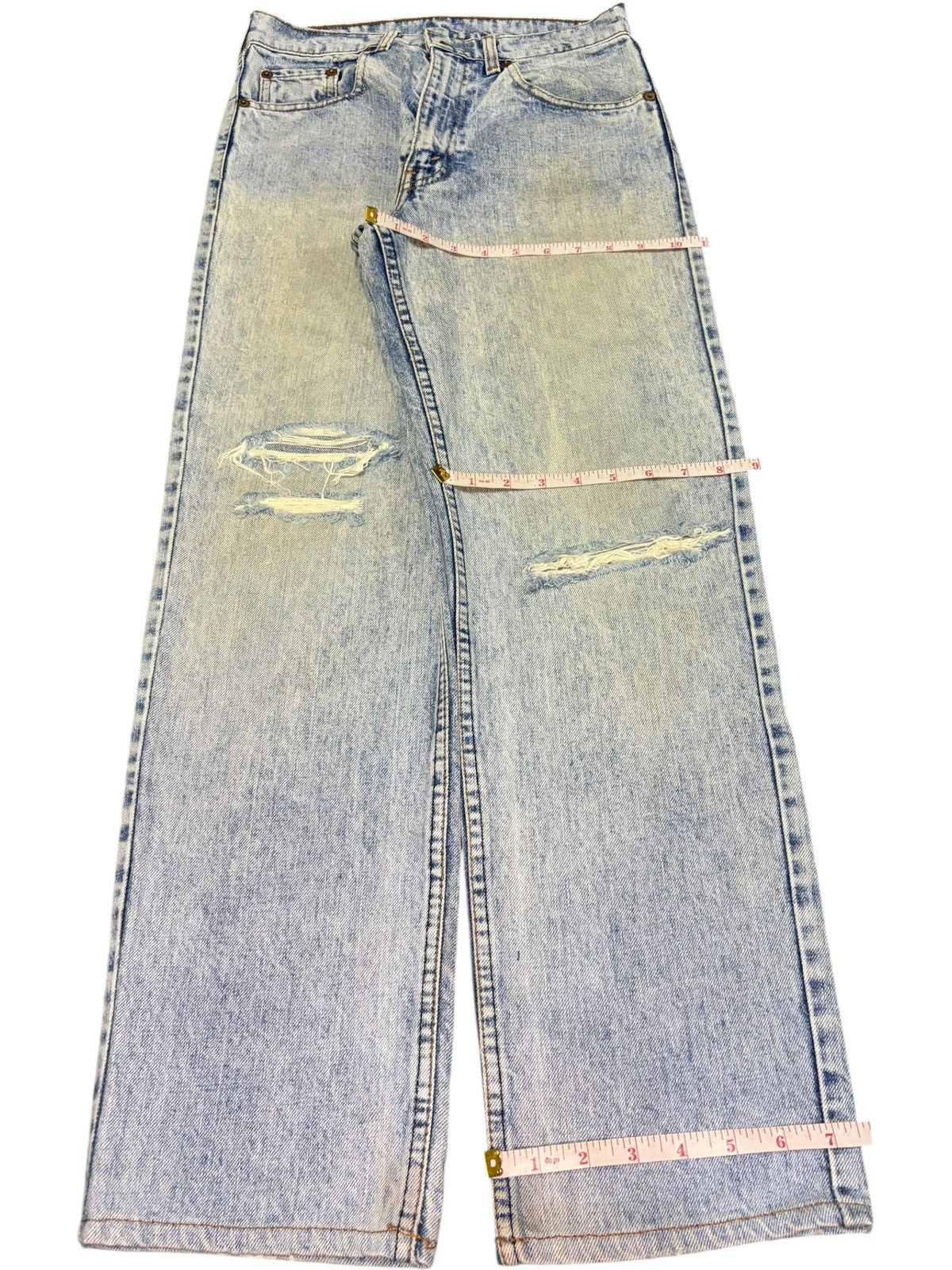 Levi's Vintage 90s Levis 503 Faded Wash Distressed Jeans Size US 27 - 8 Thumbnail