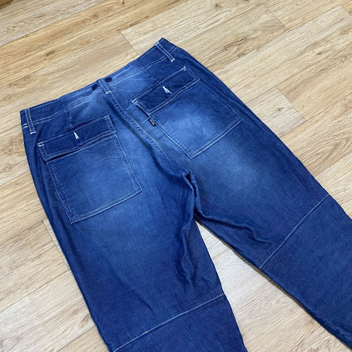 Ne-Net 90s Ne-Net By Issey Miyake Fatigue Blue Corduroy Pants Size US 30 / EU 46 - 9 Thumbnail
