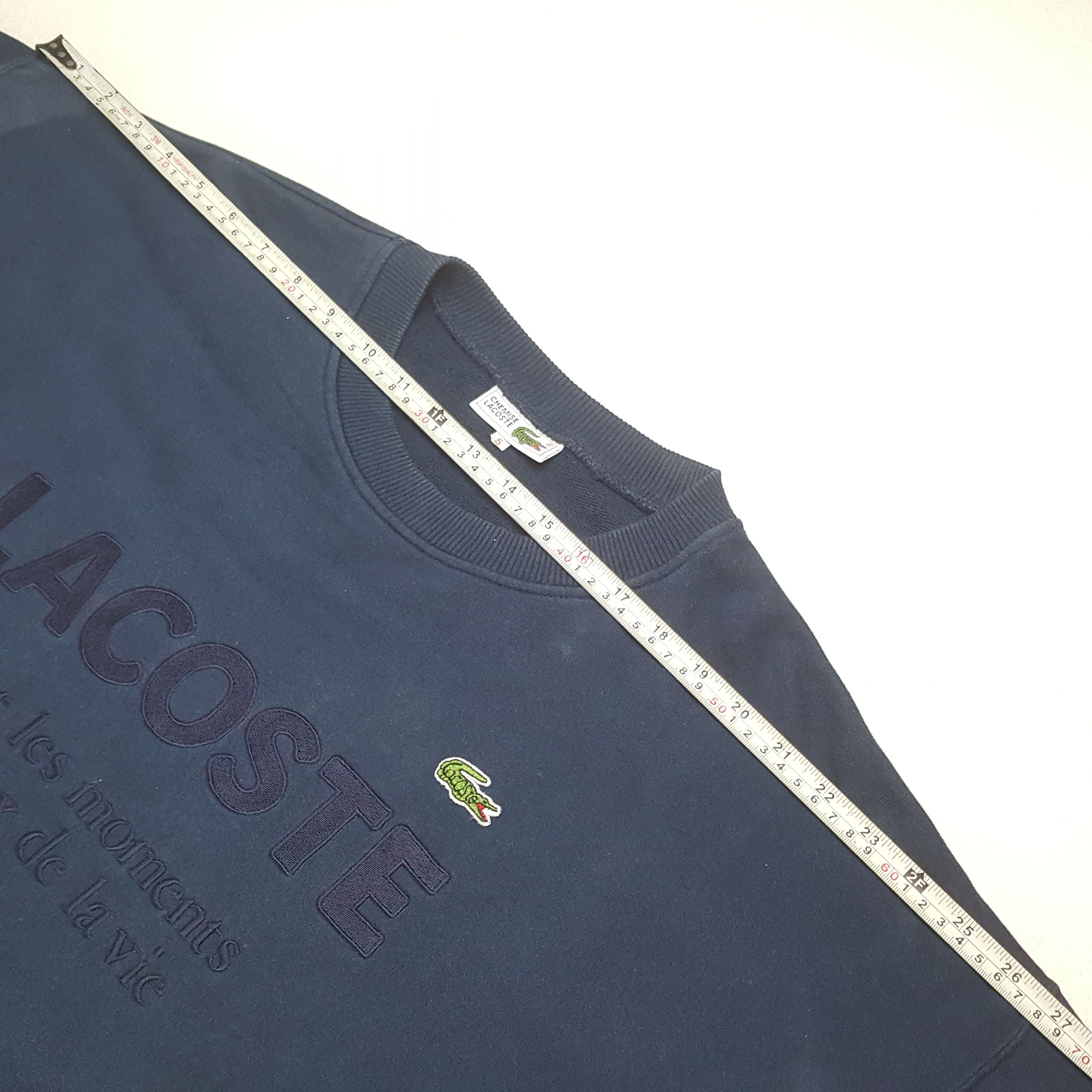 Lacoste × Vintage Vintage LACOSTE Sun Faded Style Sweatshirt C290N26 Size US M / EU 48-50 / 2 - 5 Thumbnail