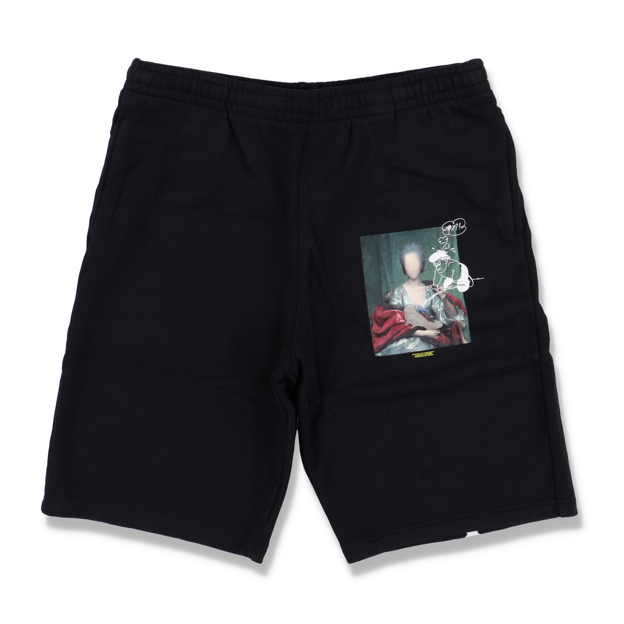 Off-White Black Mariana da Silva Arrows Sweatshorts Size US 38 / EU 54 - 1 Thumbnail