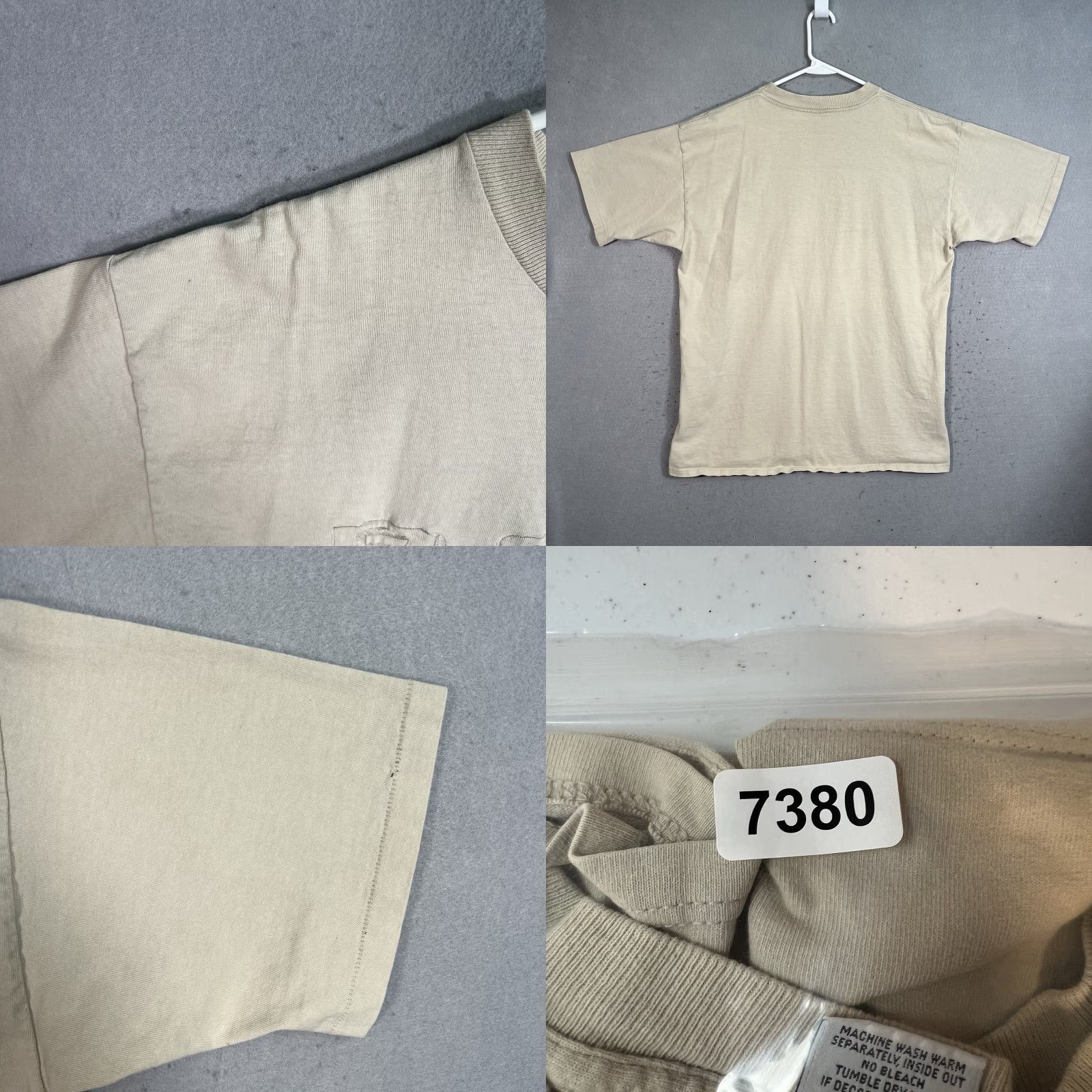 Vintage VINTAGE Boss Shirt Adult XL Beige 1990s Sportswear/Beach Mens Size US XL / EU 56 / 4 - 8 Thumbnail