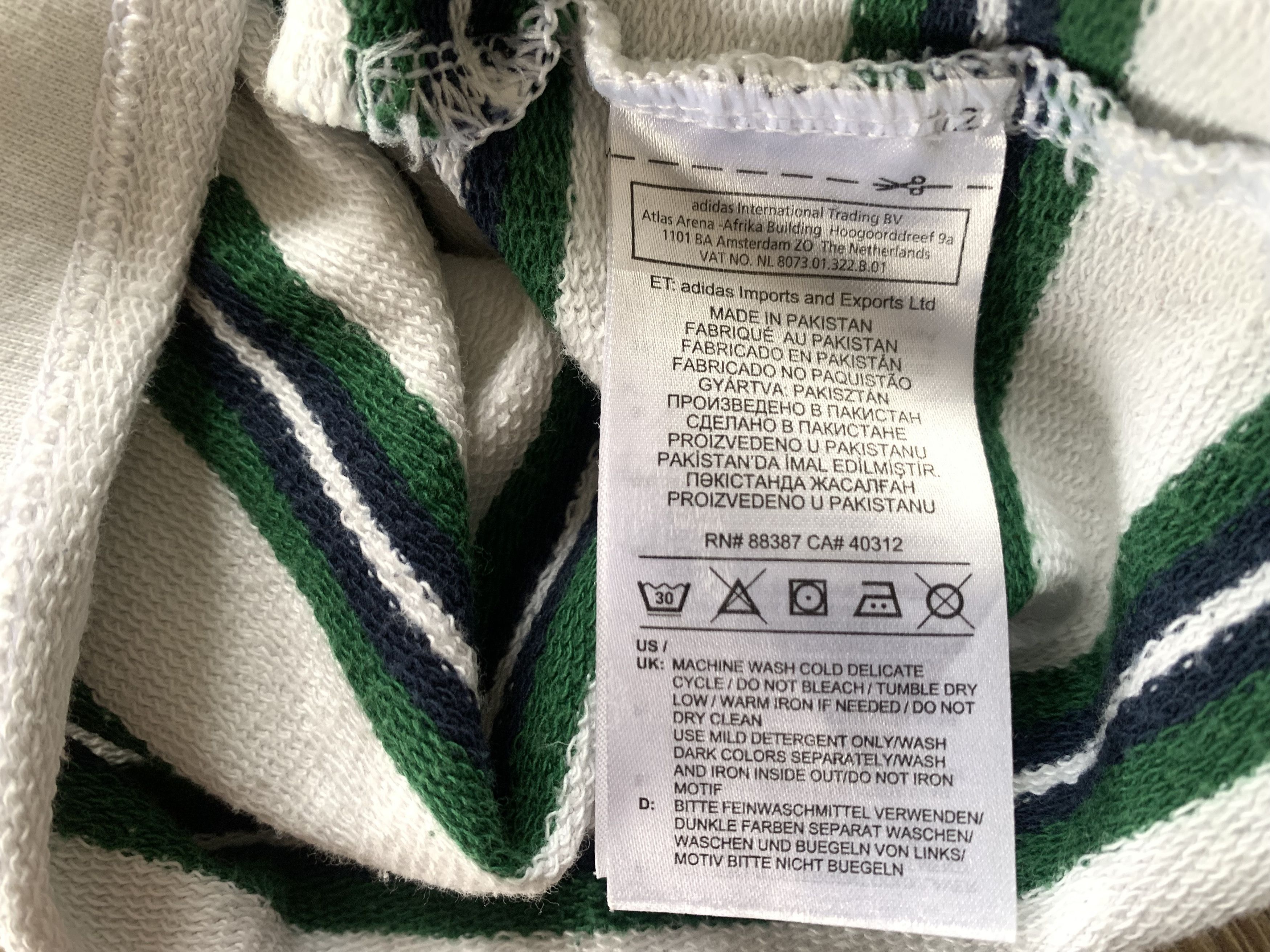 Adidas Adidas Originals Striped T-Shirt Size US S / EU 44-46 / 1 - 8 Thumbnail