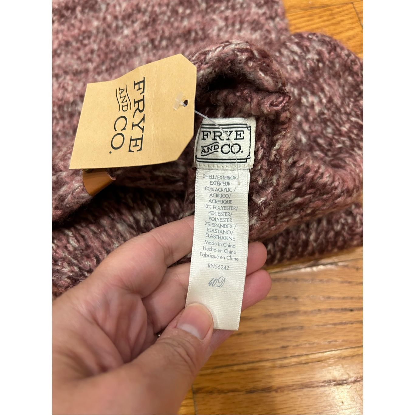 Frye Frye & Co Space Dyed Infinity Cold Weather Scarf Wrap, neck Size ONE SIZE - 4 Thumbnail