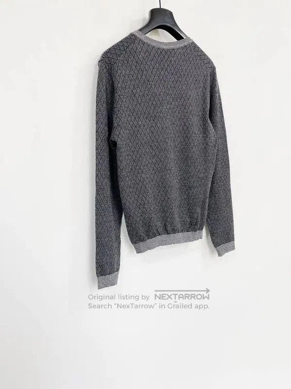 Fendi Fendi Gray Wool Men’s Long Sleeve Sweater . Size US S / EU 44-46 / 1 - 2 Thumbnail