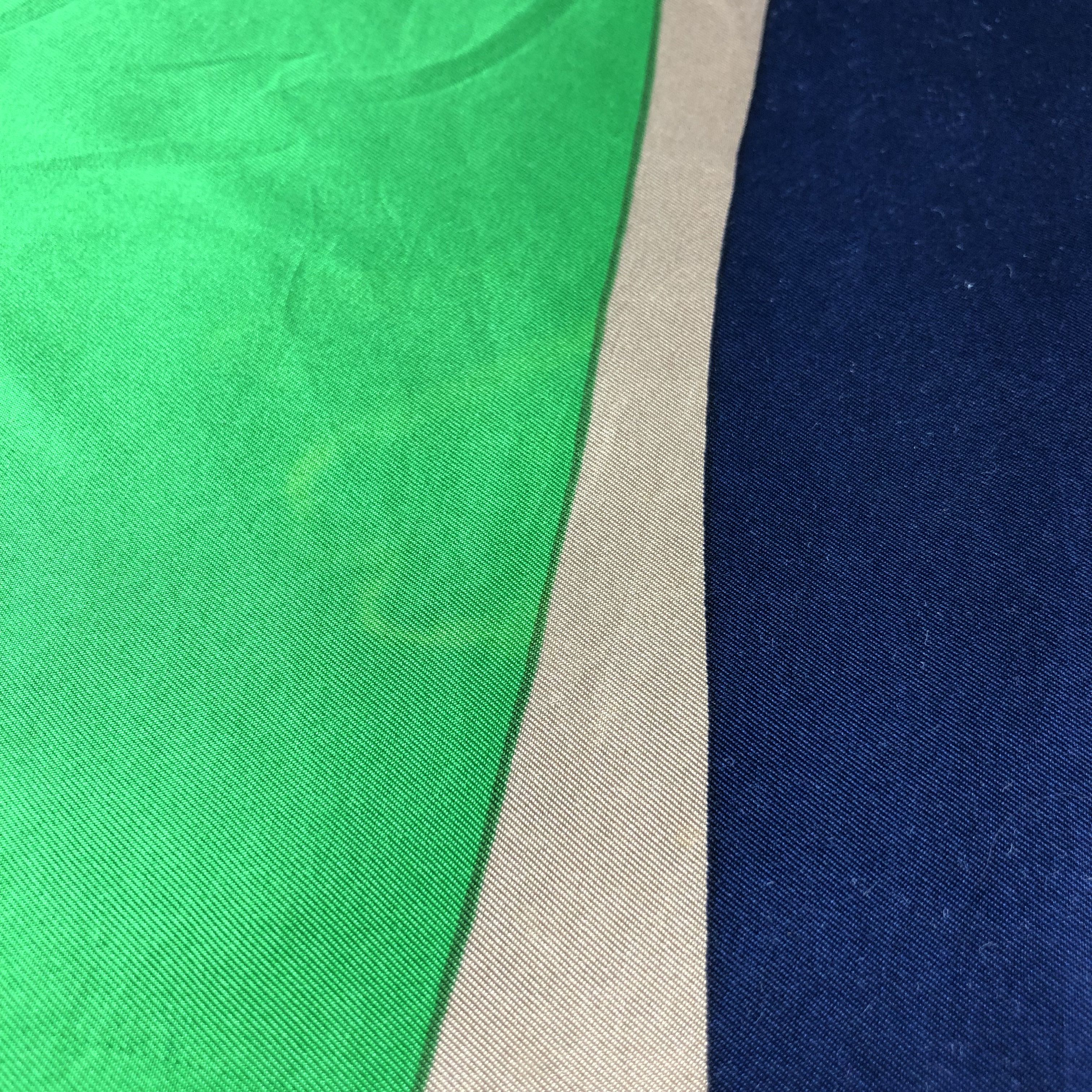 Vintage Dessins Abstract Design Hand Rolled Silk Scarf M636 Size ONE SIZE - 6 Thumbnail