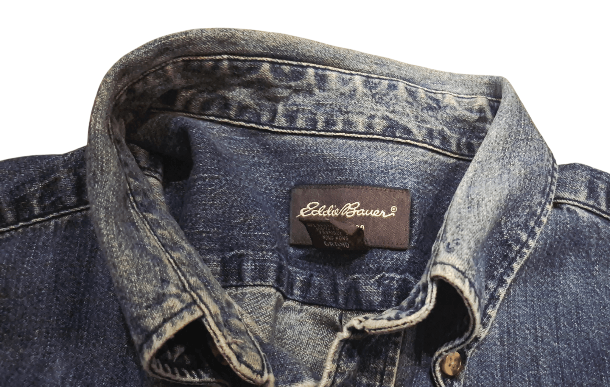 Eddie Bauer Vintage Eddie Bauer Denim Shirt Men’s Large Tall100% Cotton Size US L / EU 52-54 / 3 - 4 Thumbnail