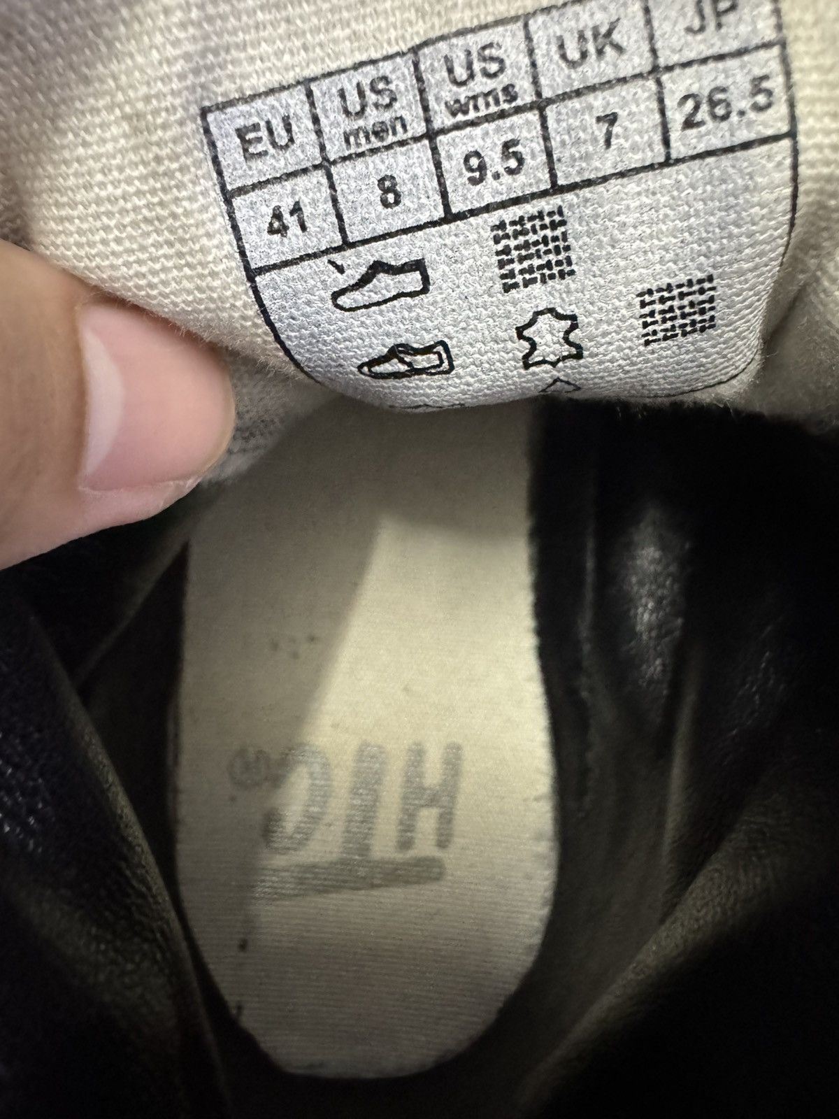 Hollywood Trading Company HTC STUDDED TRASHED DISTRESSED HI-TOP SHOES Size US 8 / EU 41 - 10 Thumbnail