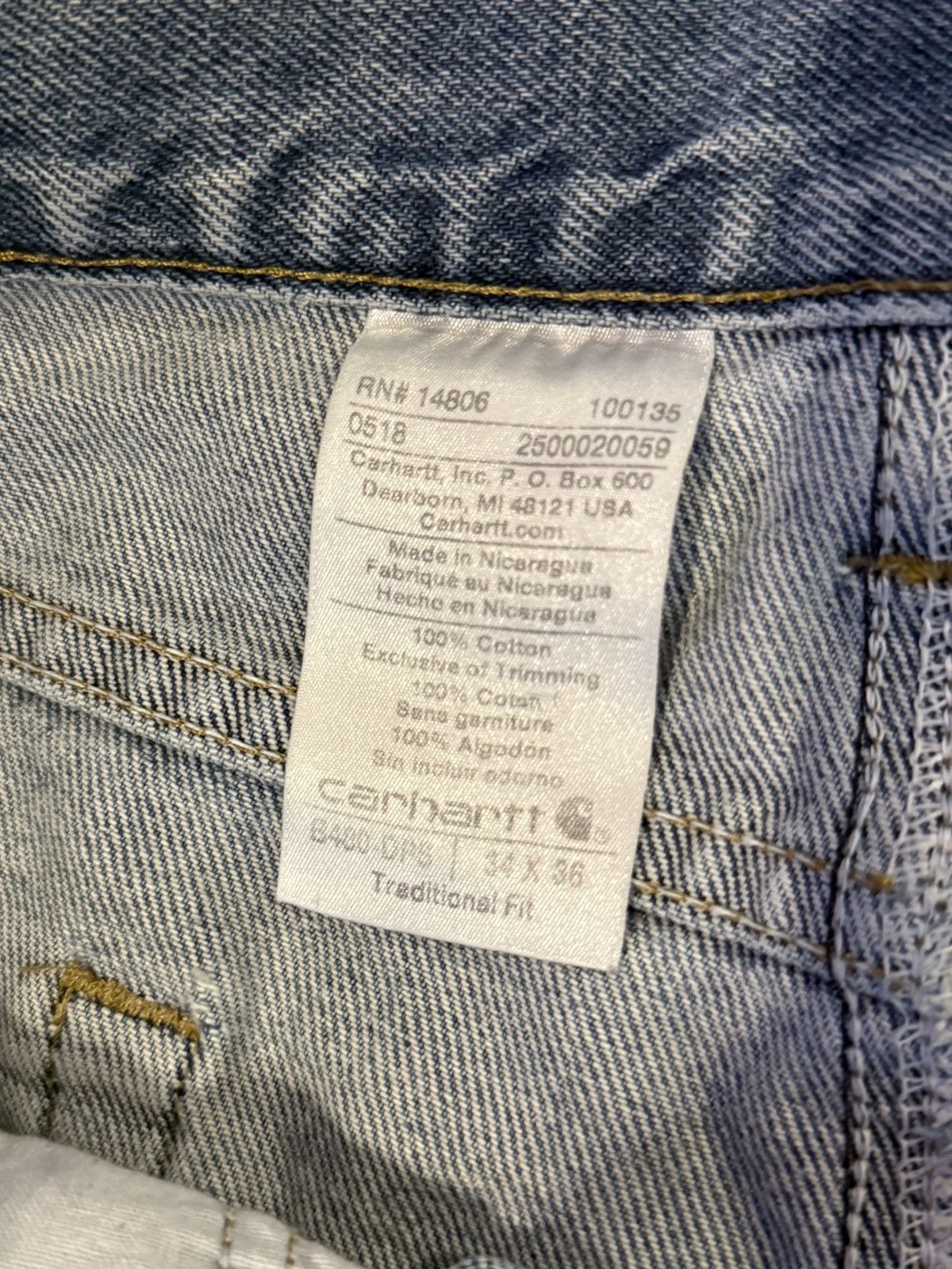 Carhartt Carhartt Denim Shorts Size US 34 / EU 50 - 3 Thumbnail