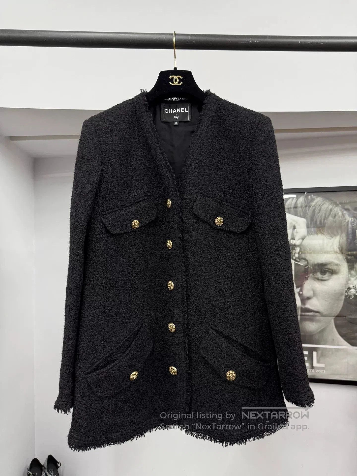 Chanel Chanel Rue Cambon V-Neck Jacket. Size US M / EU 48-50 / 2 - 1 Thumbnail
