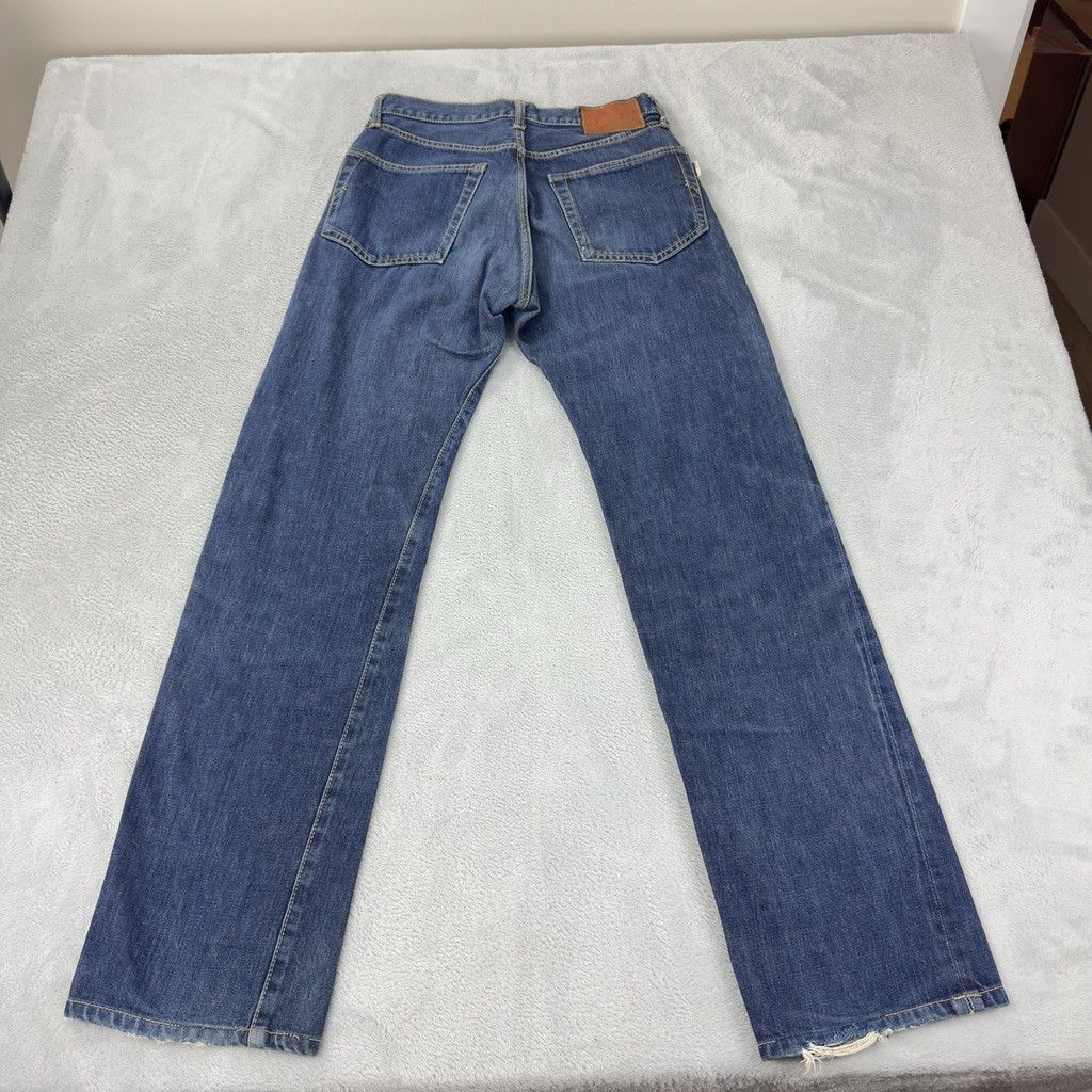 Studio D'Artisan Studio D'Artisan Men Sz 29 W X 32 L Red Selvedge Button Fly Size US 29 - 2 Thumbnail