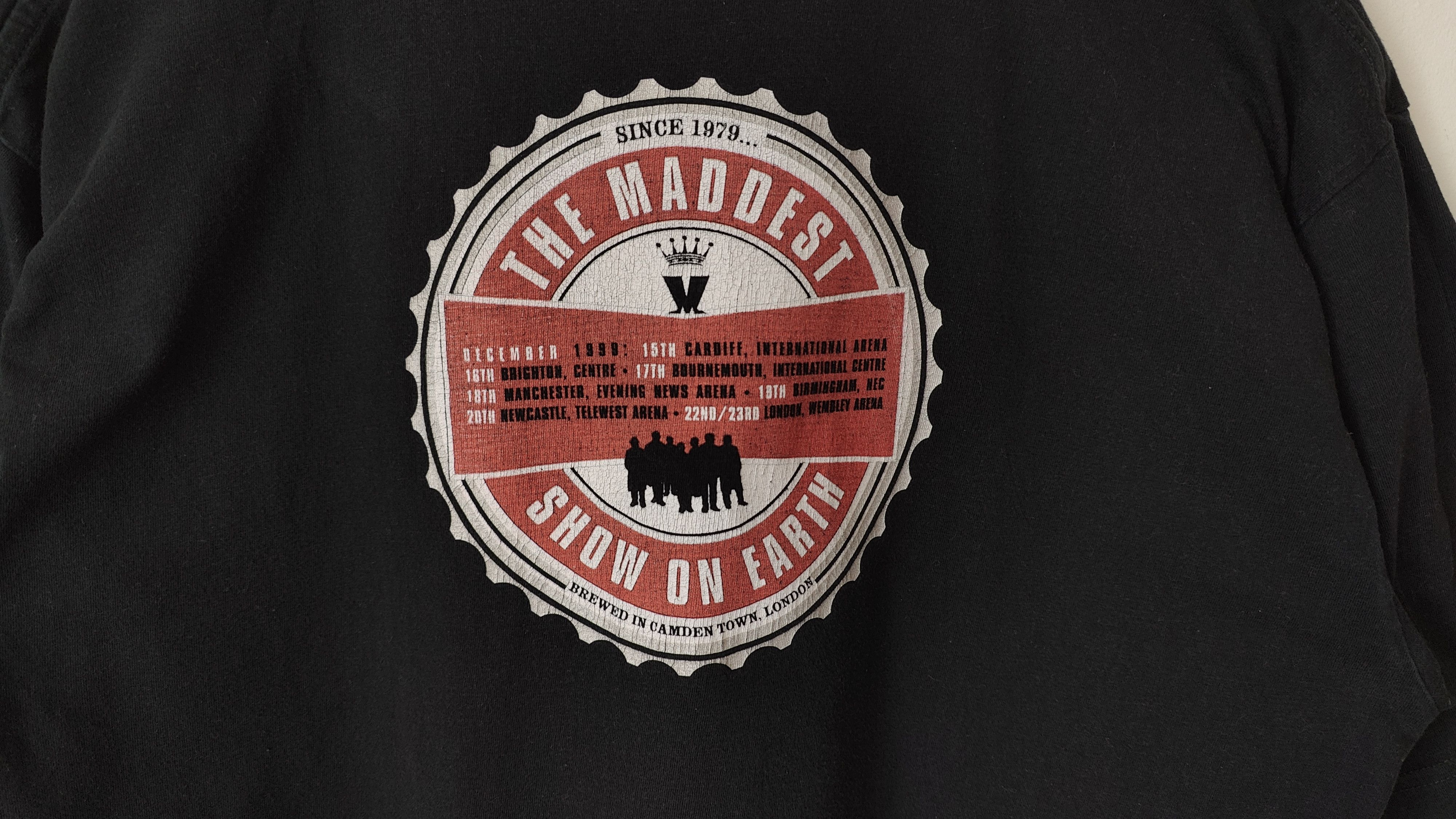Band Tees Madness Vintage 1999 VTG The Maddest Show on Earth Tshirt Size US XL / EU 56 / 4 - 6 Thumbnail