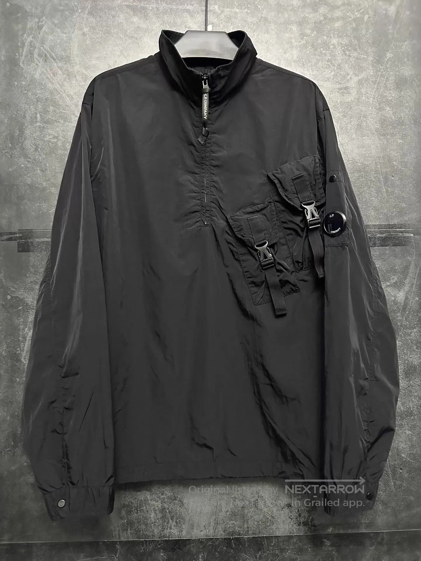 C.P. Company Black Utility Half-Zip Light Jacket Size L. Size US L / EU 52-54 / 3 - 2 Thumbnail