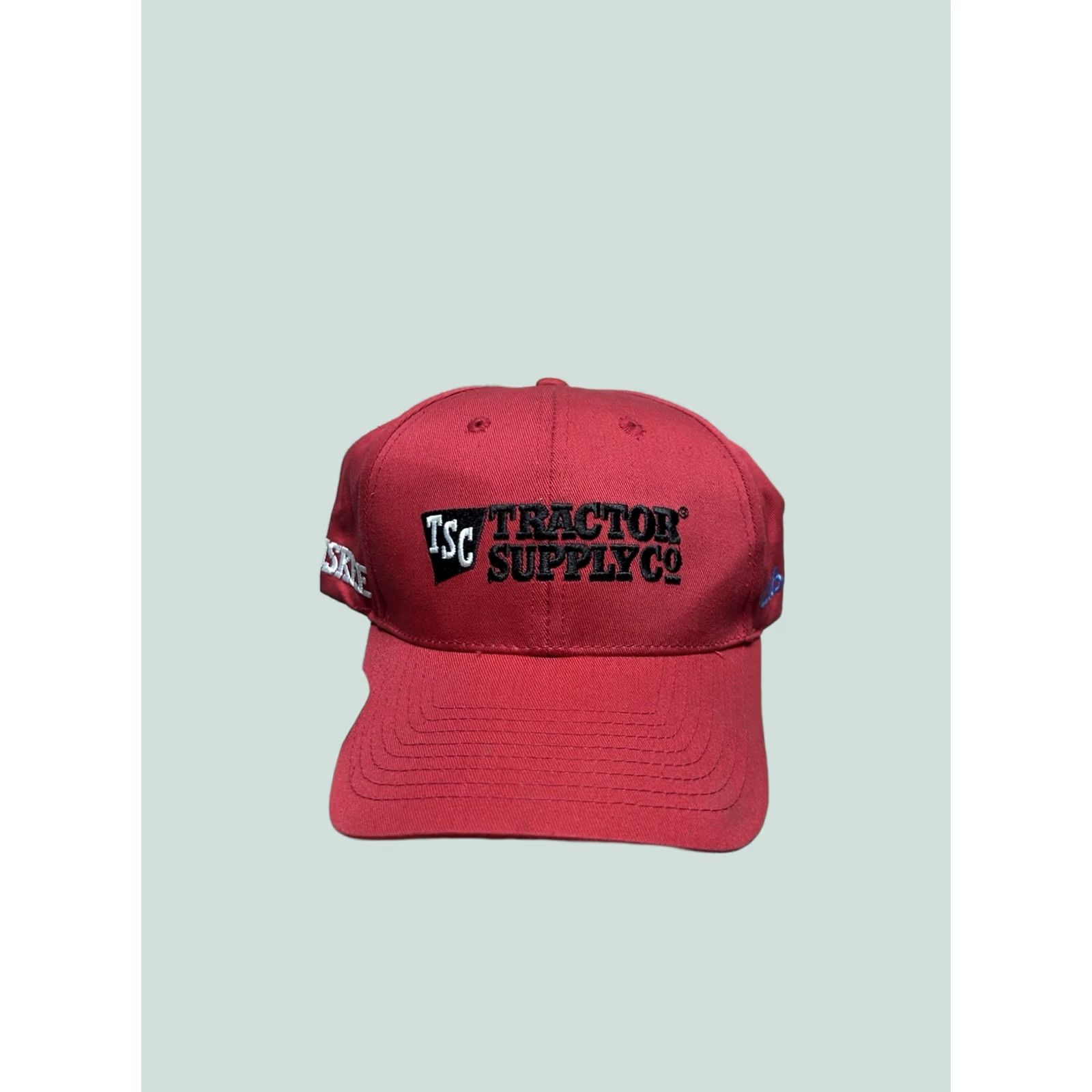 Vintage Tractor Supply Co strapback hat cap Huskee Cub Cadet farm red adjustable TSC Men Size Adjustable Hat Size ONE SIZE - 1 Thumbnail