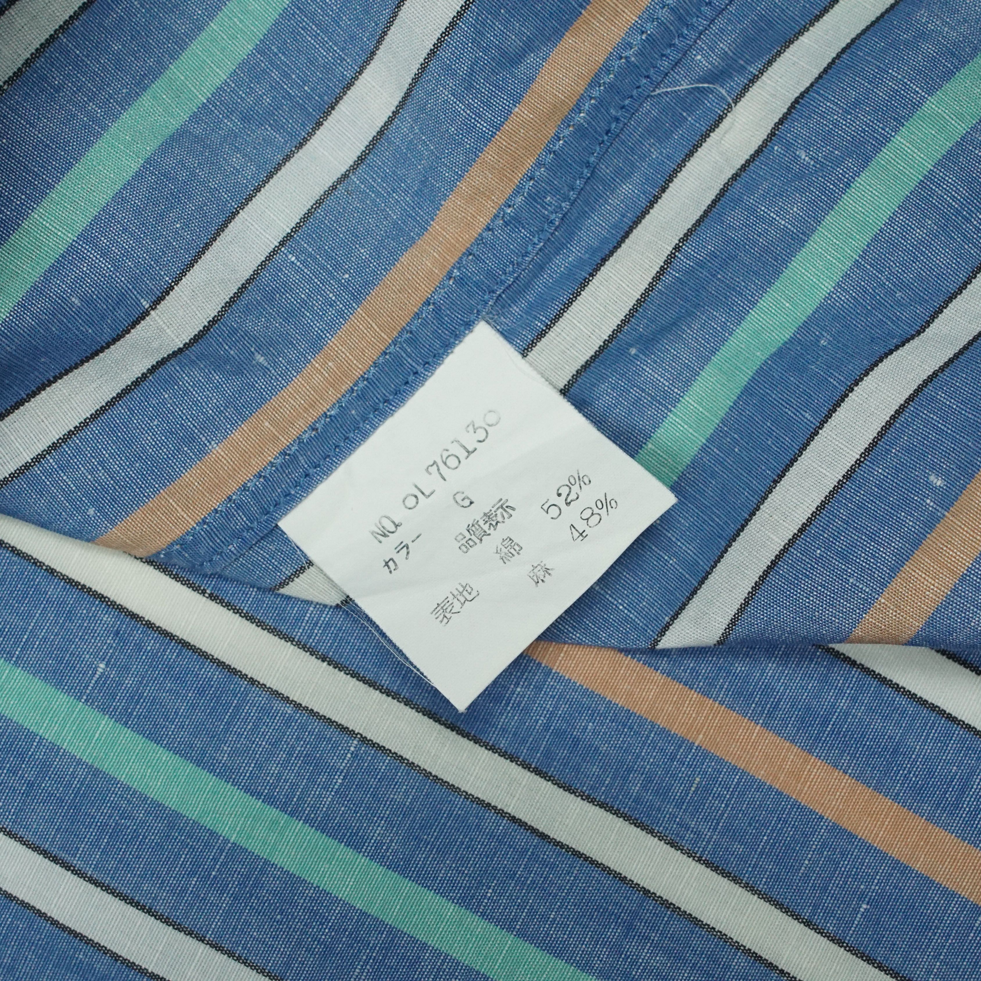 Christian Dior Monsieur *NoTariff 90s Christian Dior Stripe Pocket Shirts Size US M / EU 48-50 / 2 - 4 Thumbnail