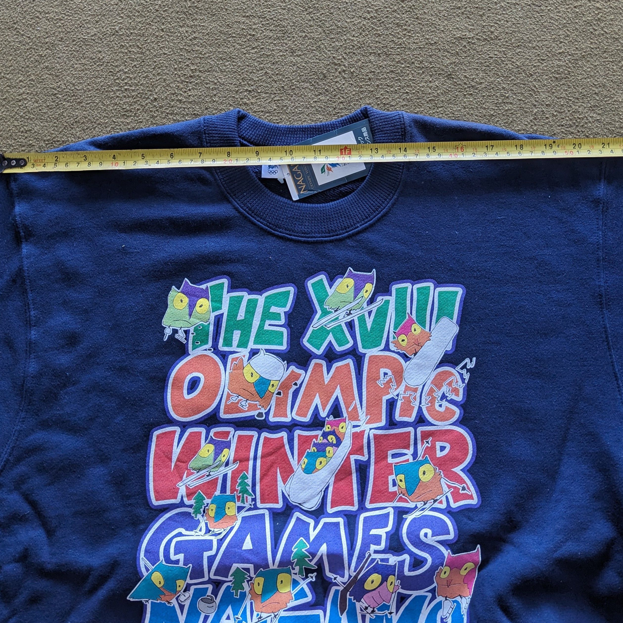 Vintage Vintage NAGANO Winter Olympics Sweatshirt Size US M / EU 48-50 / 2 - 5 Thumbnail