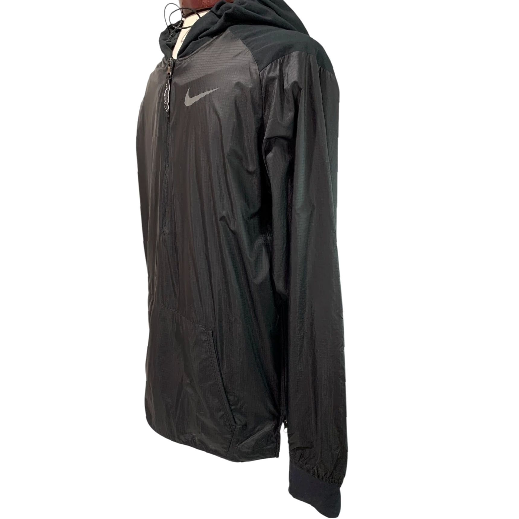 Nike Nike Pro Repel Jacket Hooded Windbreaker 1/2 Zip M Black DM5536 Mens Size US M / EU 48-50 / 2 - 7 Thumbnail