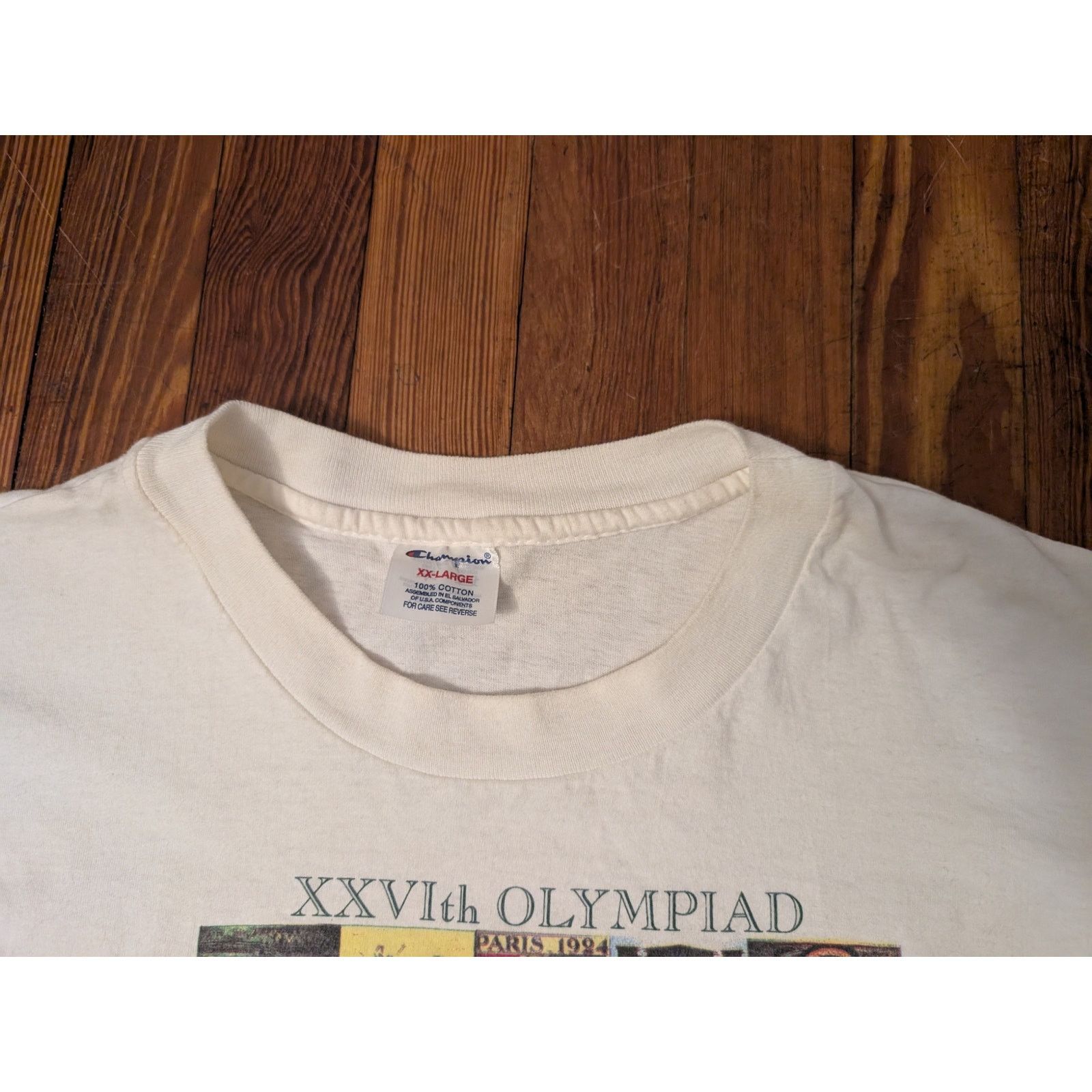 Champion Champion Vintage USA Olympic Games Mens Size 2XL Shirt Size US XXL / EU 58 / 5 - 5 Thumbnail