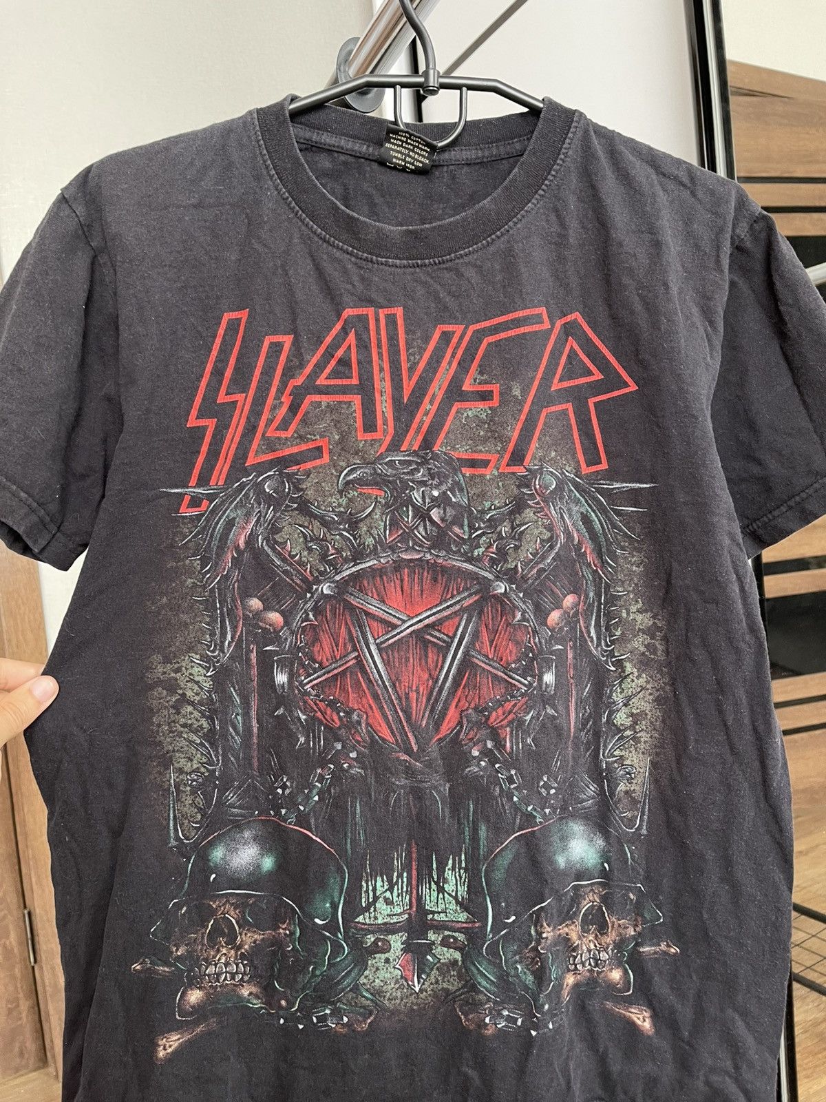 Band Tees Slayer Vintage Rock Band T-Shirt Tee 90s Big Logo Size US M / EU 48-50 / 2 - 4 Thumbnail