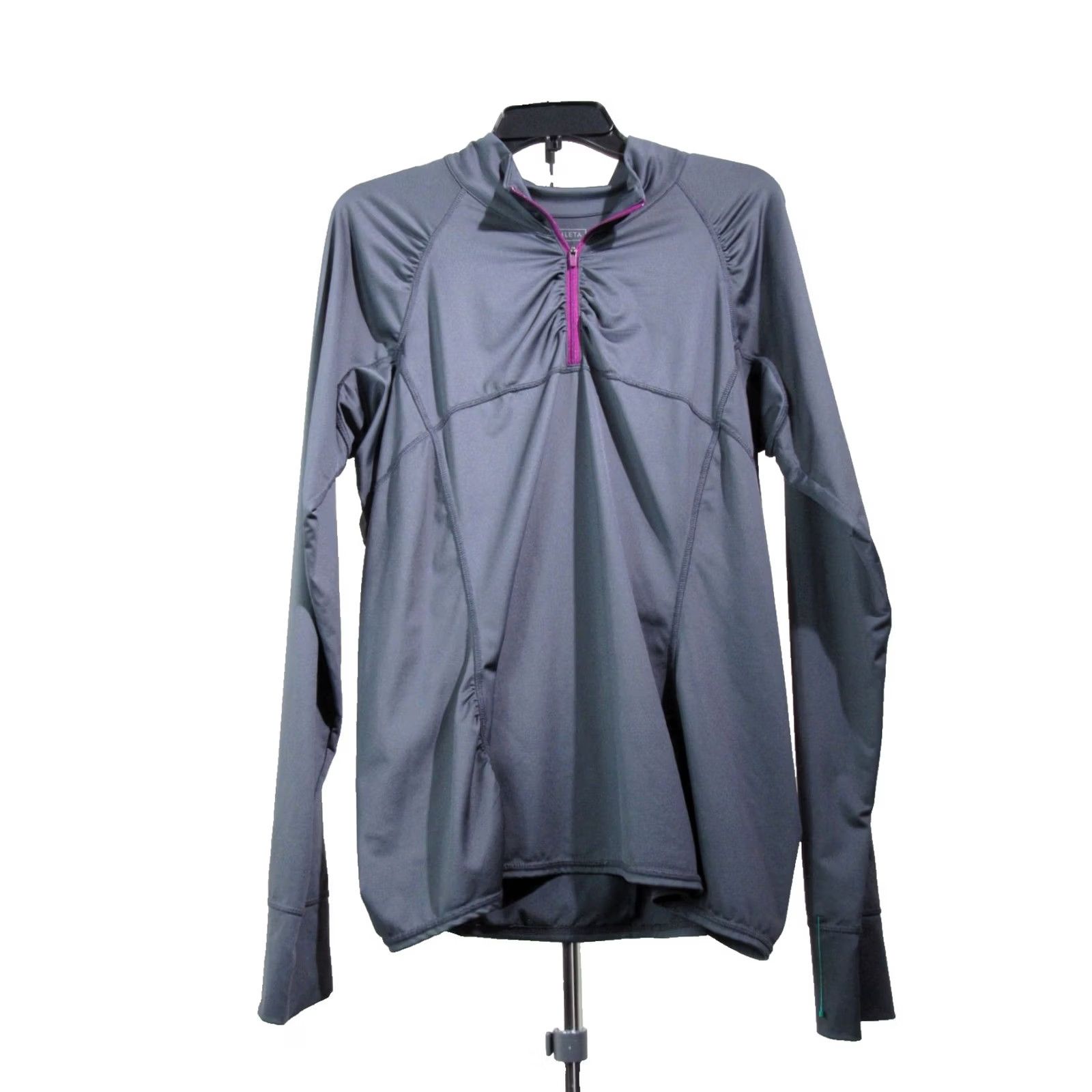 Athleta ATHLETA Jacket Womens Gray 1/4 Zip-Up Athletic Jacket 2X Plus Size Size XXL / US 16-18 / IT 52-54 - 2 Thumbnail
