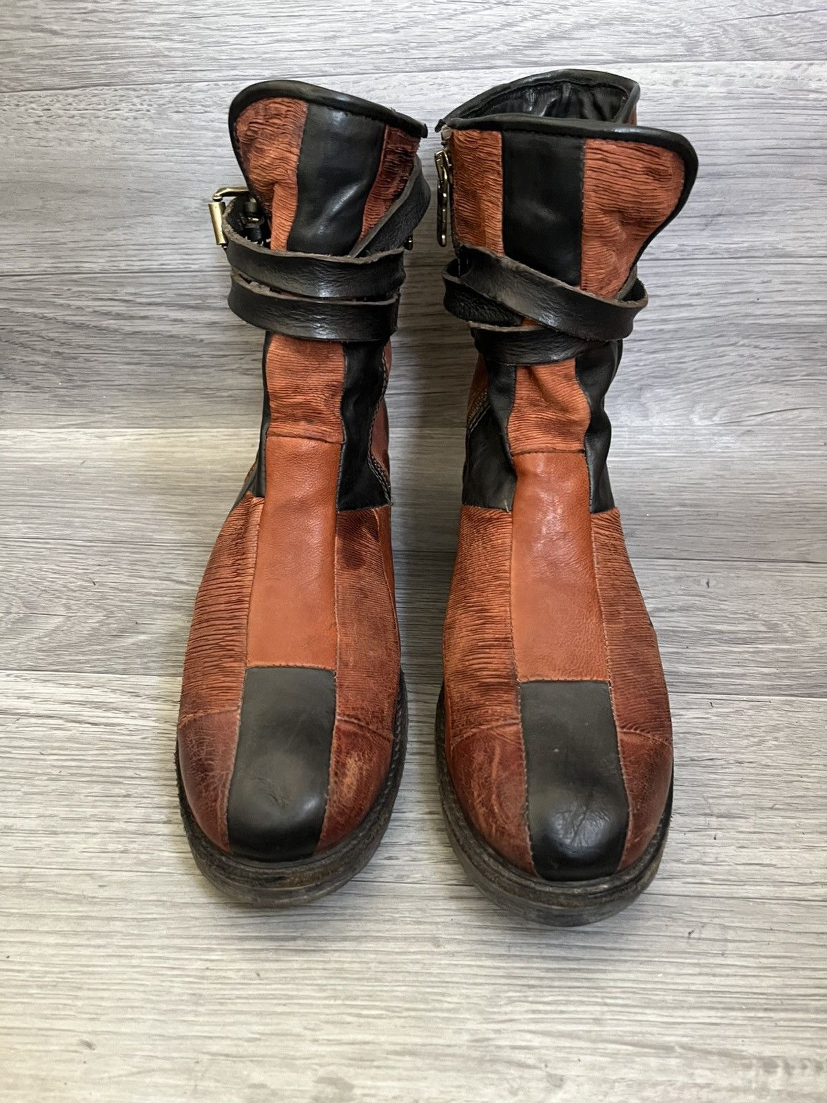 A.S.98 A.S.98 patch biker boho boots sz 41 Size US 11 / IT 41 - 3 Thumbnail