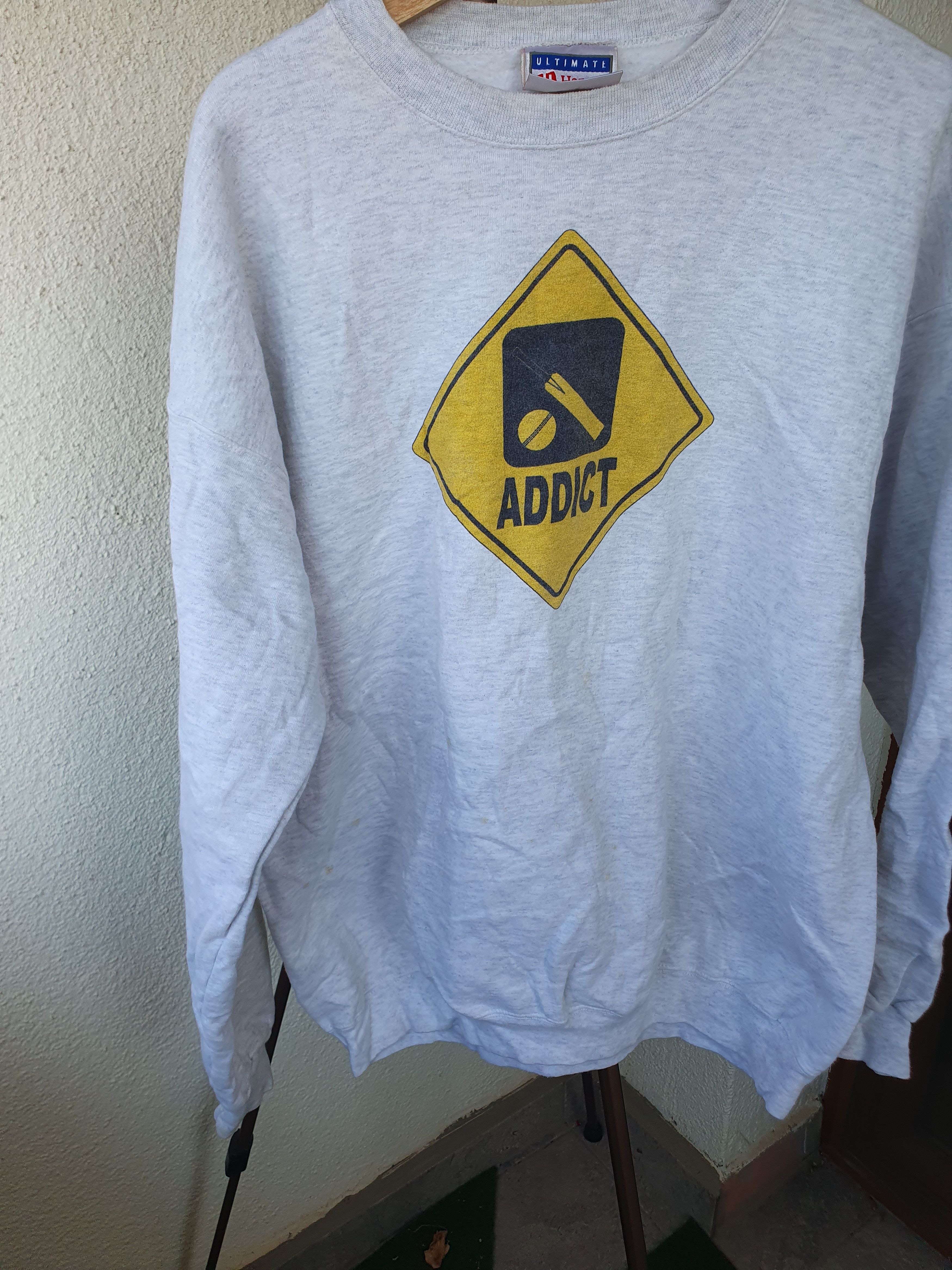 Hanes × Vintage Cricket Addict Vintage Hanes Ultimate PrintPro sweatshirt L Size US L / EU 52-54 / 3 - 5 Thumbnail
