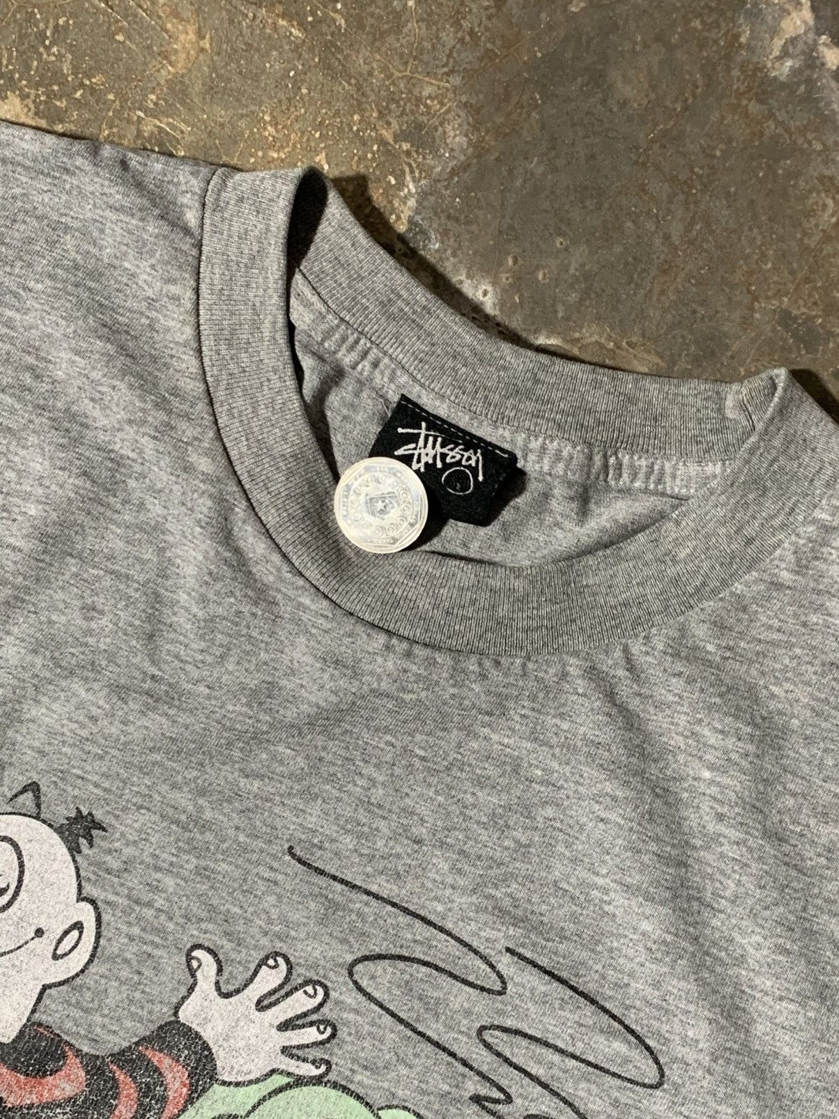 Stussy Vintage Stussy Tshirt Size US L / EU 52-54 / 3 - 4 Thumbnail