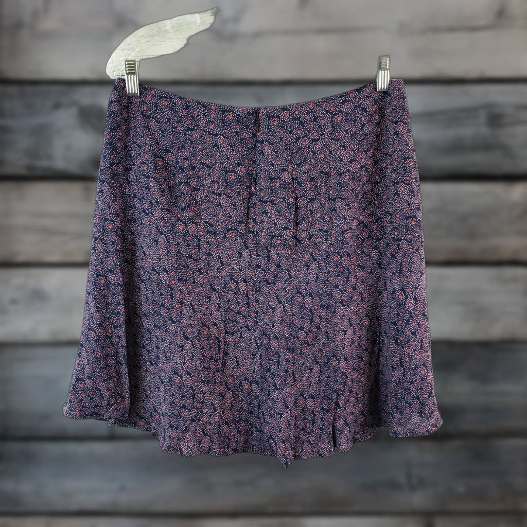 Boden Boden Womens Skirt Sz 10 Purple Printed Virginia Viscose Zips Size 32" / US 10 / IT 46 - 1 Thumbnail