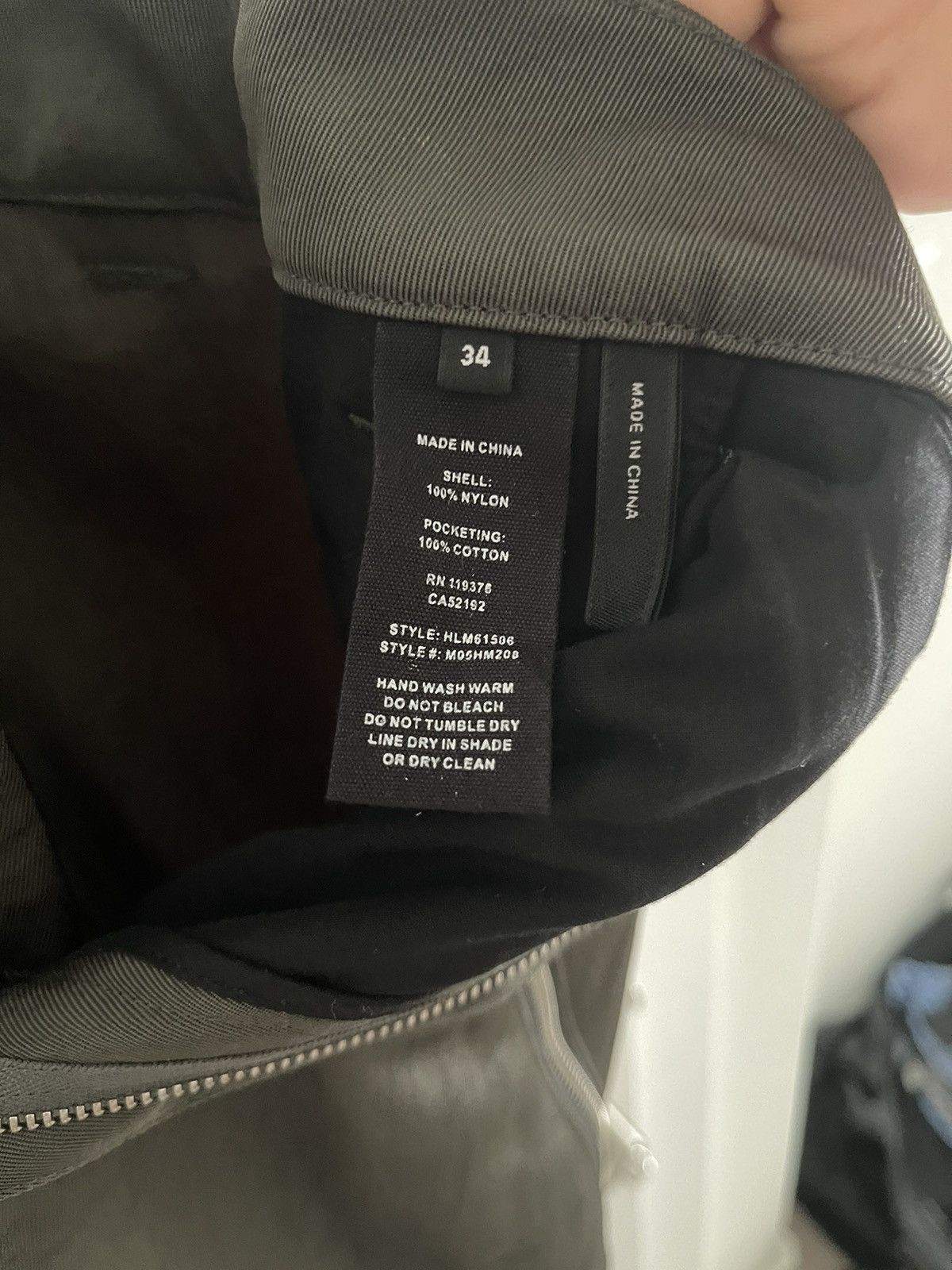 Helmut Lang Helmut Lang Zipper Pants Size US 34 / EU 50 - 6 Thumbnail