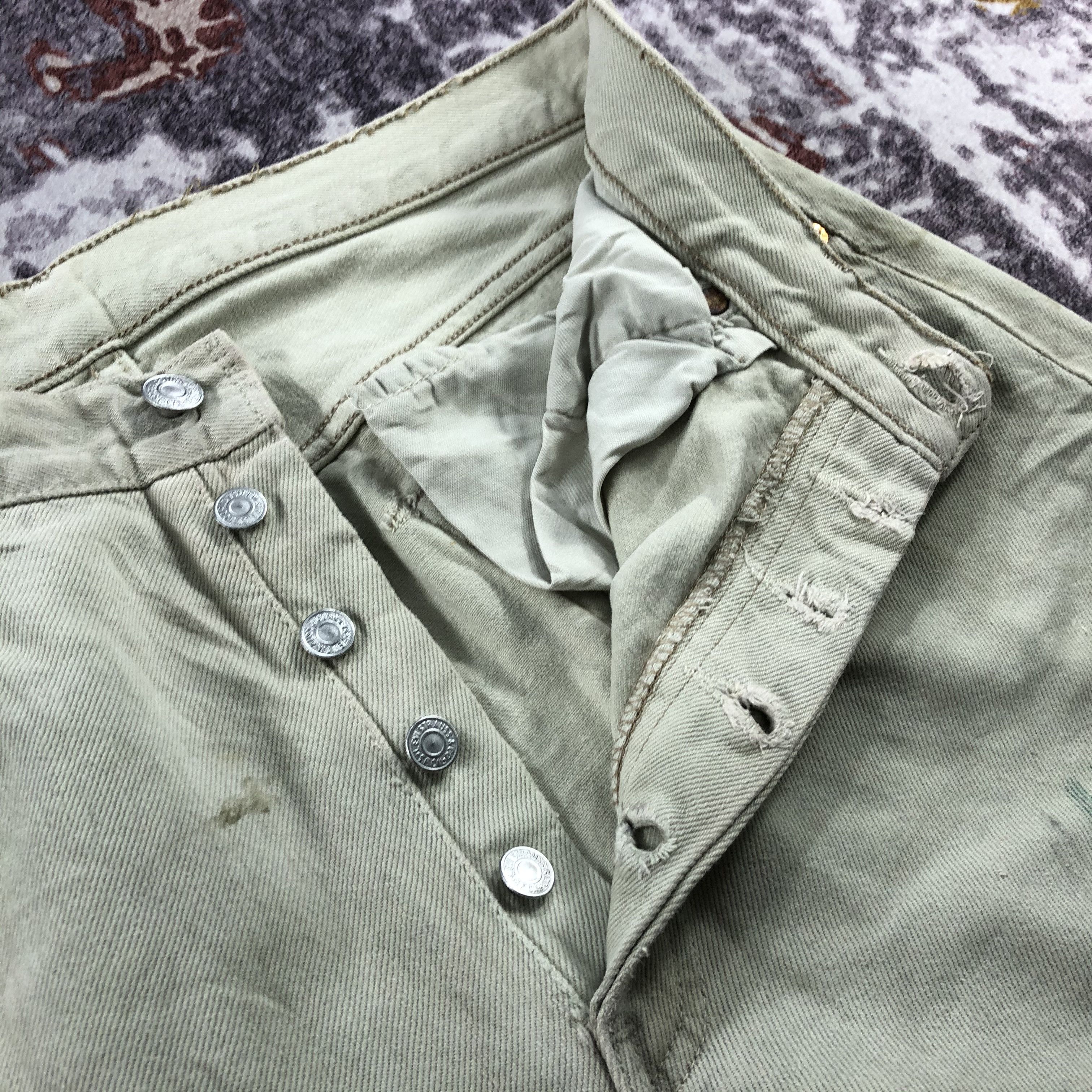 Levi's × Vintage 90s Vintage Light Wash Levis 501 Jeans-JM2446 Size US 32 / EU 48 - 13 Thumbnail