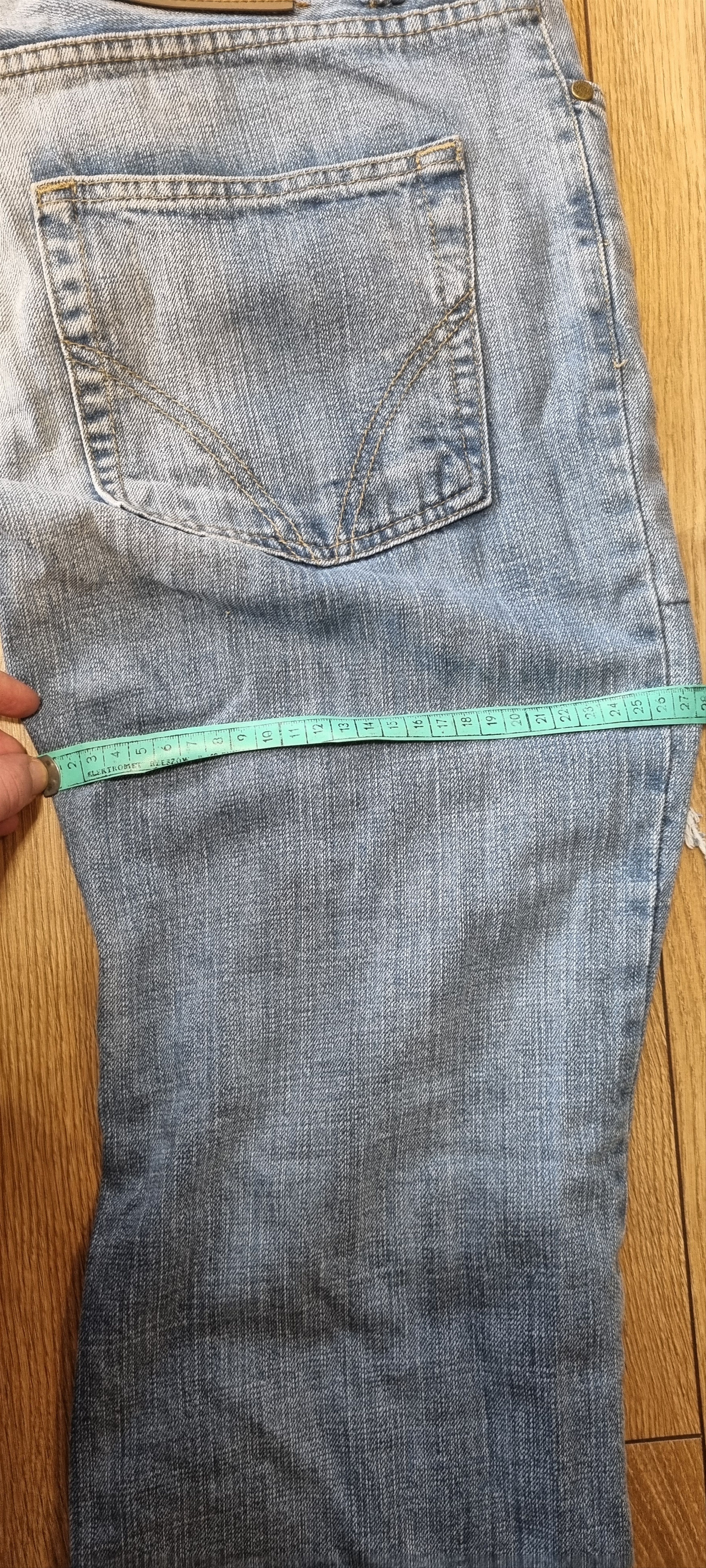 Dolce & Gabbana Dolce & Gabbana FW05 Orange Poem Jeans Distressed Ripped Size US 33 - 13 Thumbnail