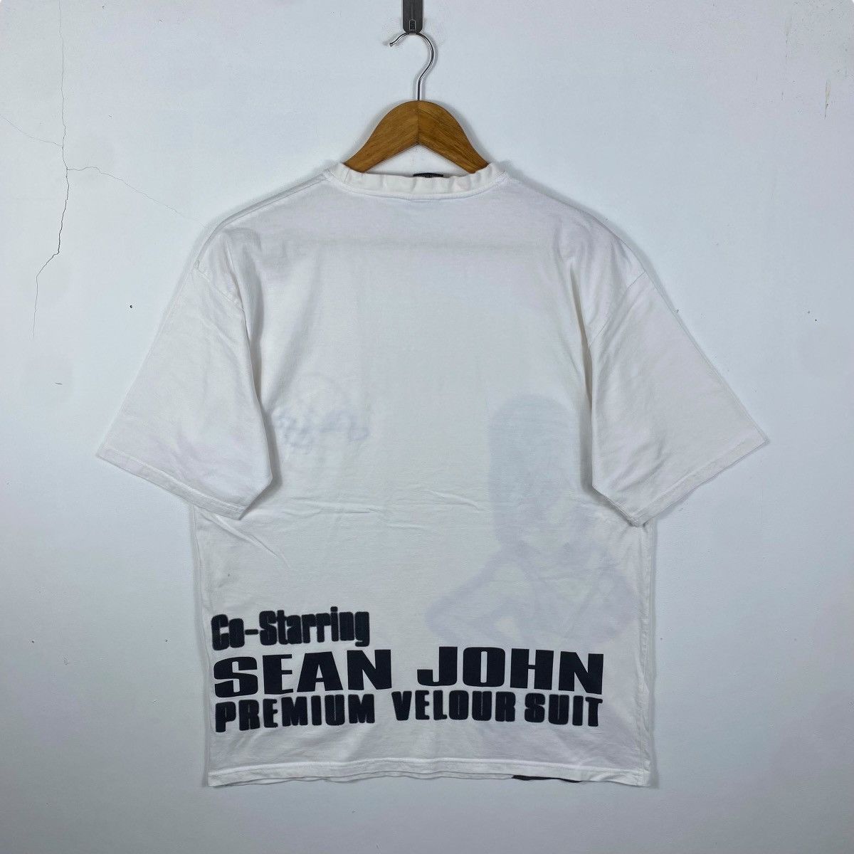 Sean John Vintage 00's SEAN JOHN Premium Velour Suit Graphic Tee Shirt Size US XL / EU 56 / 4 - 4 Thumbnail