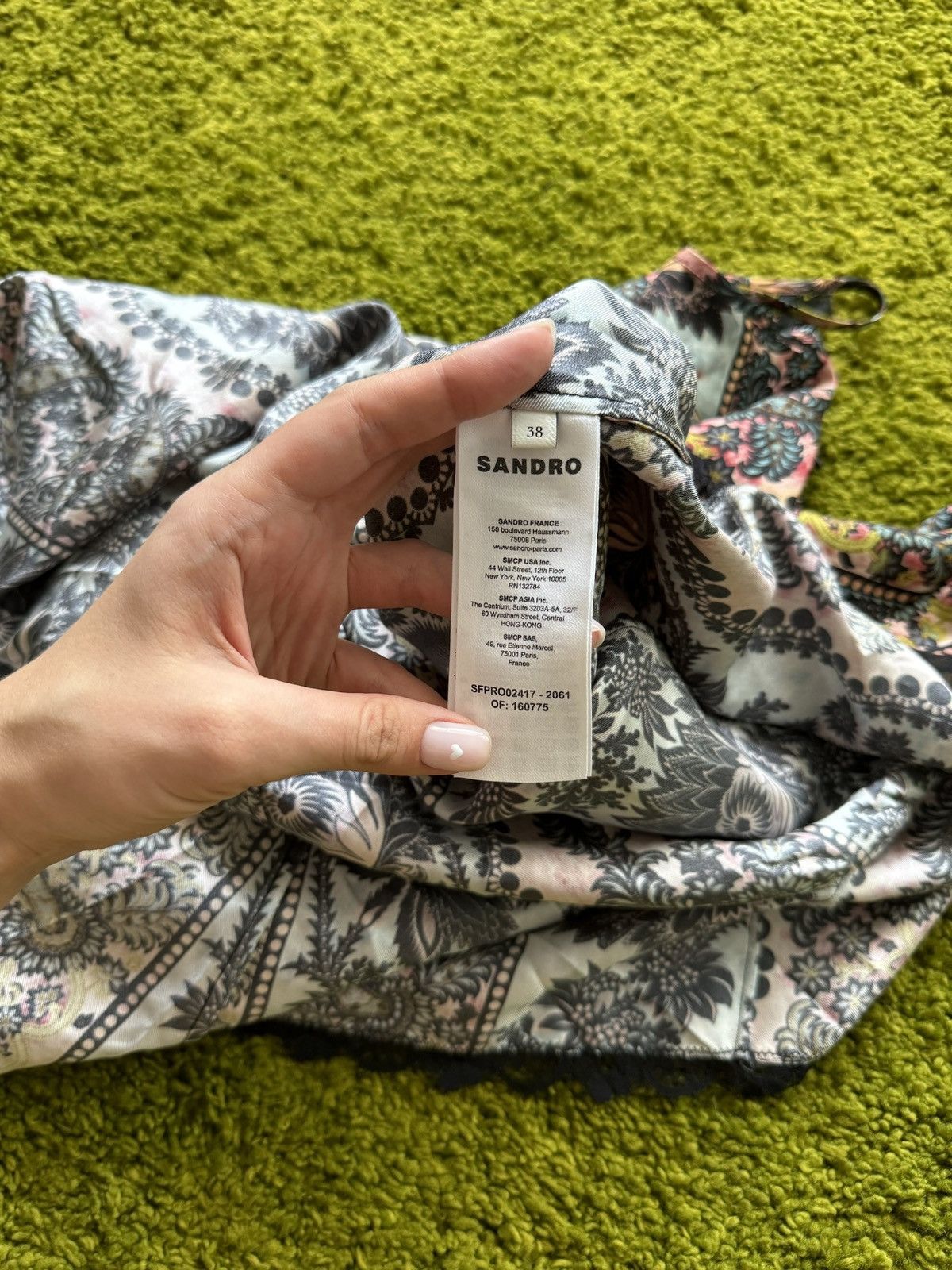 Designer × Sandro Sandro 100% silk avant garde dress Size M / US 6-8 / IT 42-44 - 4 Thumbnail