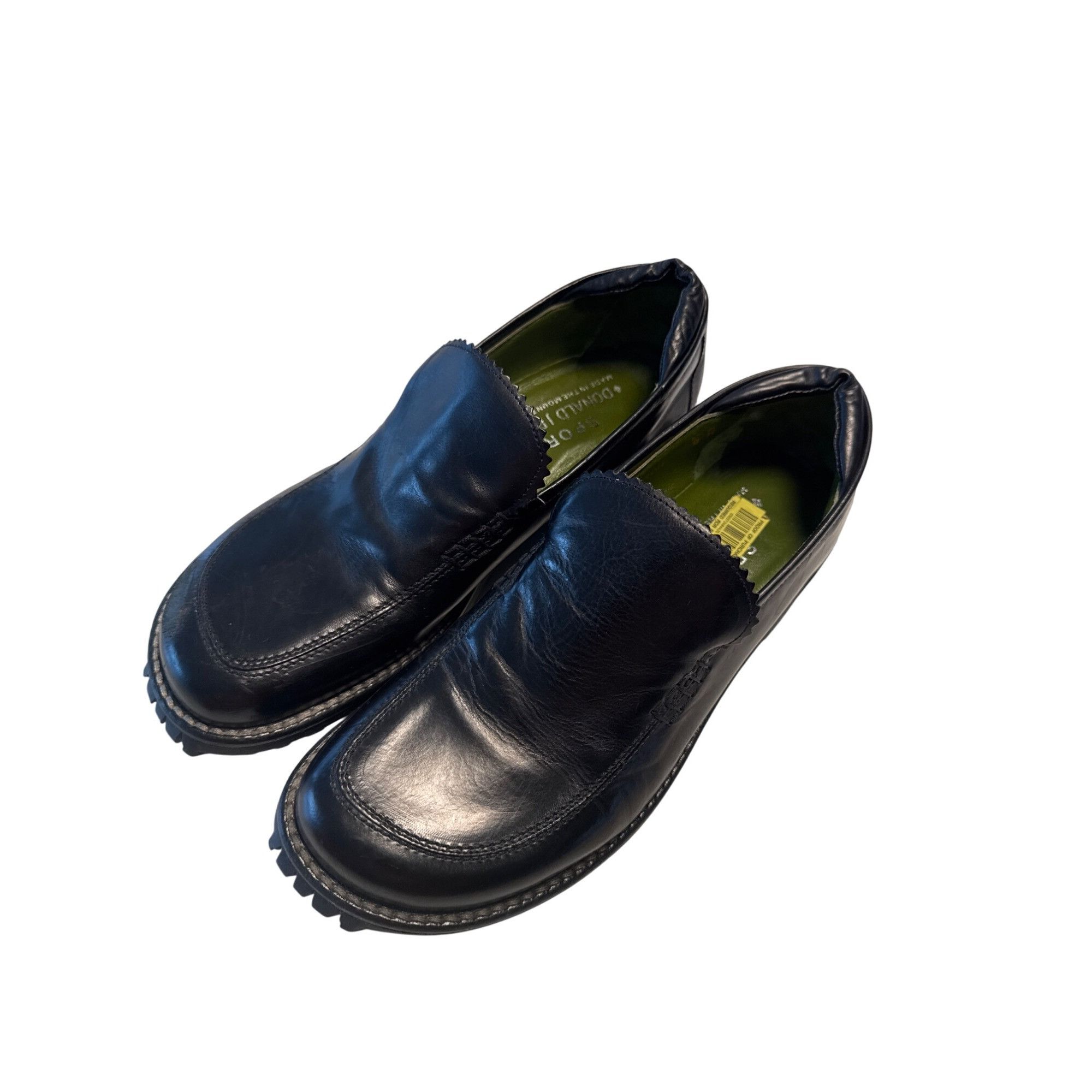 Donald Pliner Donald J. Pliner Sports womens black leather loafer 8M SKU 7 Size US 8 / IT 38 - 12 Thumbnail