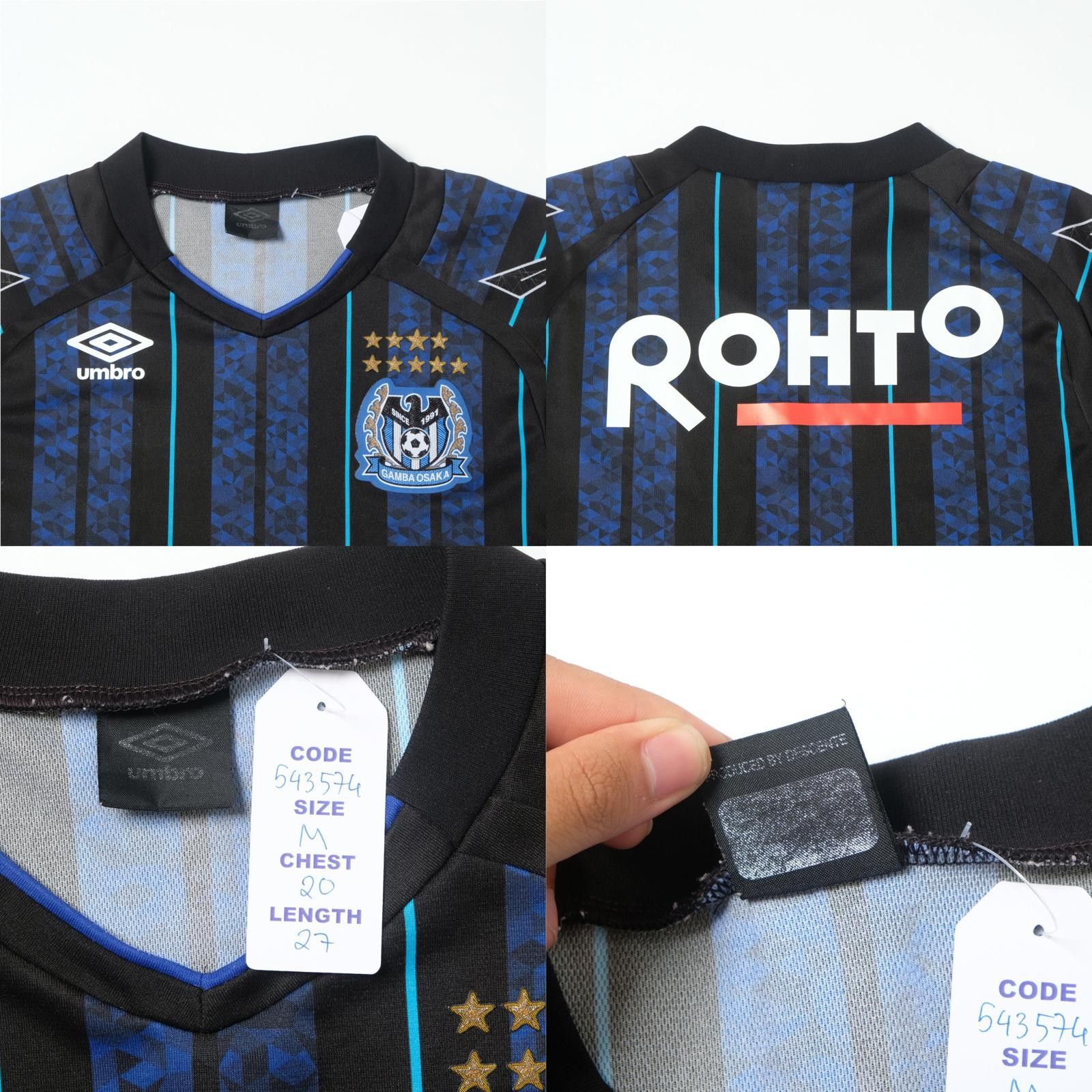 Umbro 2018 Gamba Osaka Home Shirt Umbro J-League (M) Size US M / EU 48-50 / 2 - 4 Thumbnail