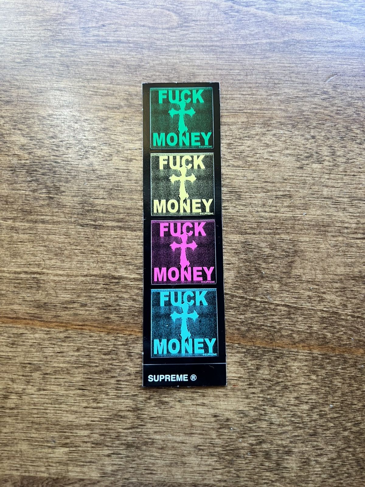 Supreme × Vintage Supreme Fuck Money Sticker Set FW24 Size ONE SIZE - 1 Preview