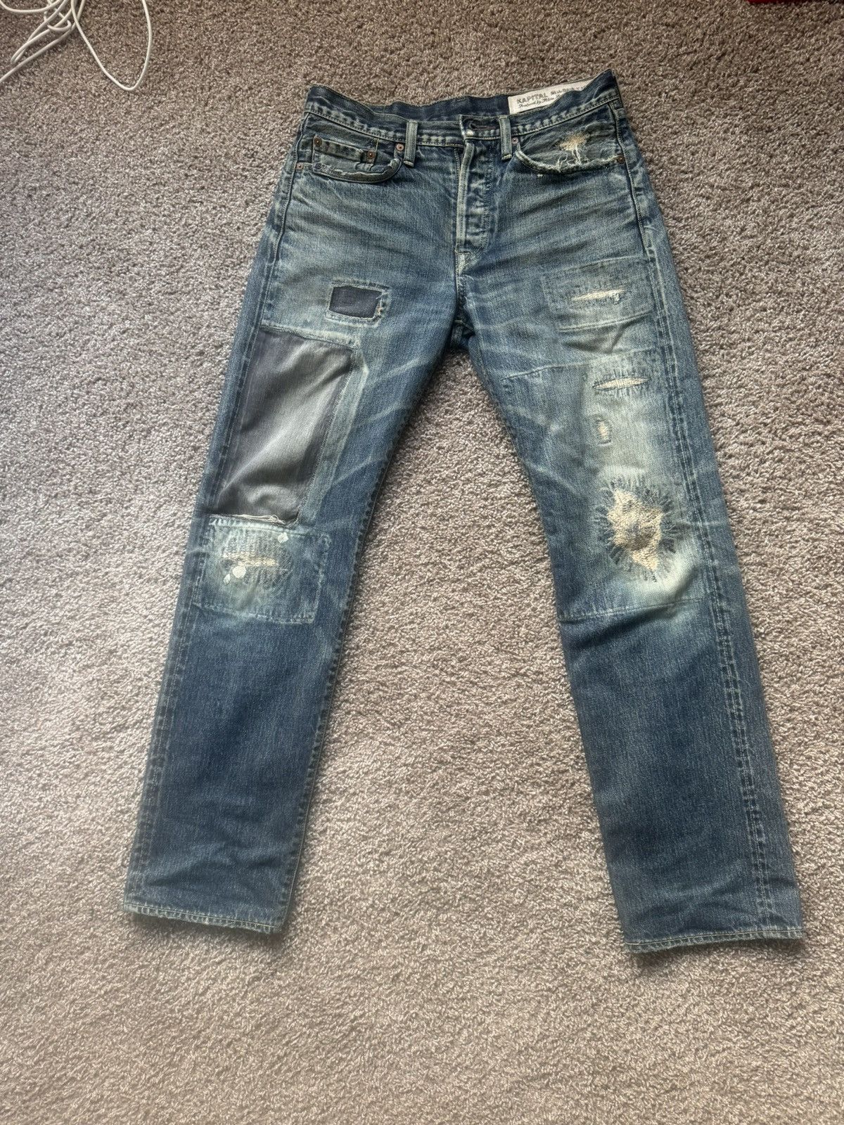 Kapital Kapital Patchwork Denim Jeans Size US 32 / EU 48 - 1 Thumbnail