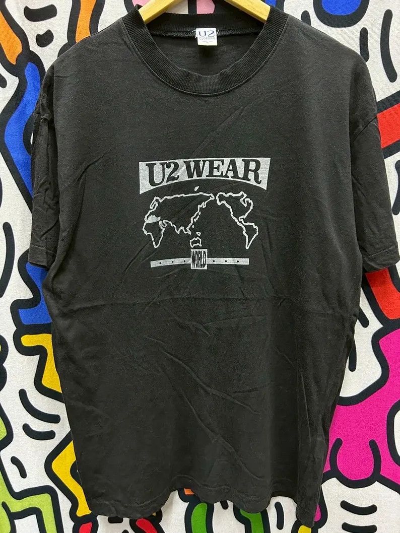 Vintage Vintage 90s U2 Wear tshirt size L Size US L / EU 52-54 / 3 - 2 Thumbnail