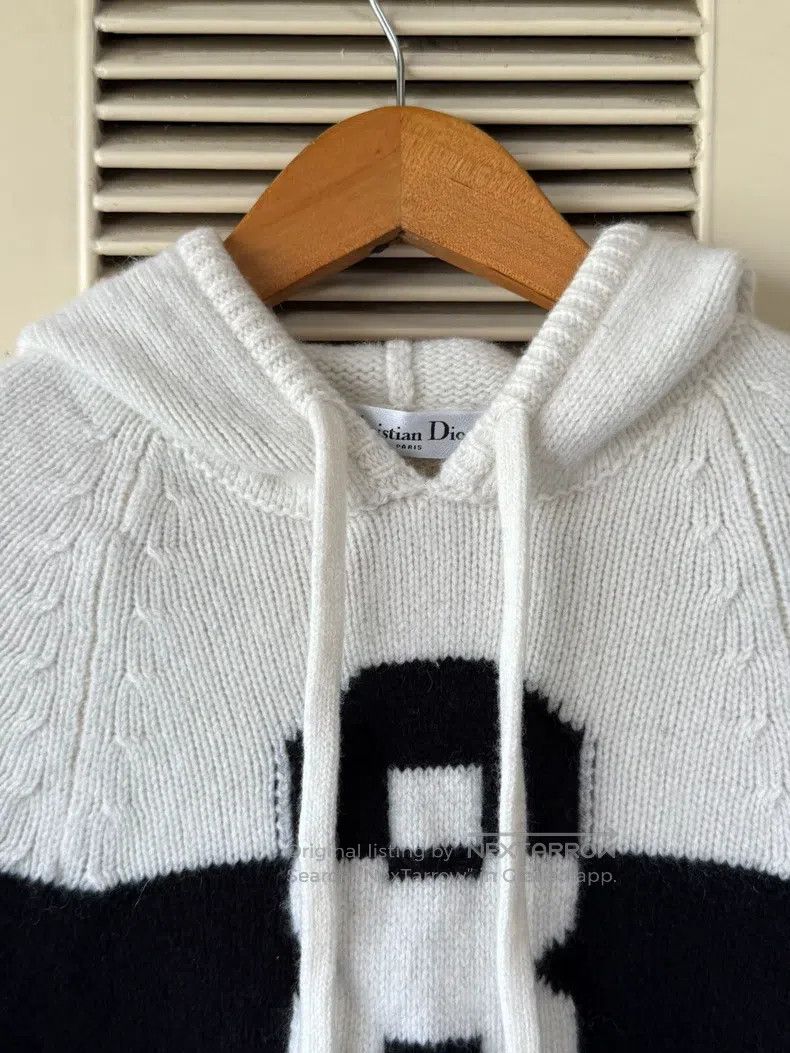 Dior Dior Lucky Number 8 Hooded Knitwear sweater Size XXS / US 00 / IT 34 - 4 Thumbnail
