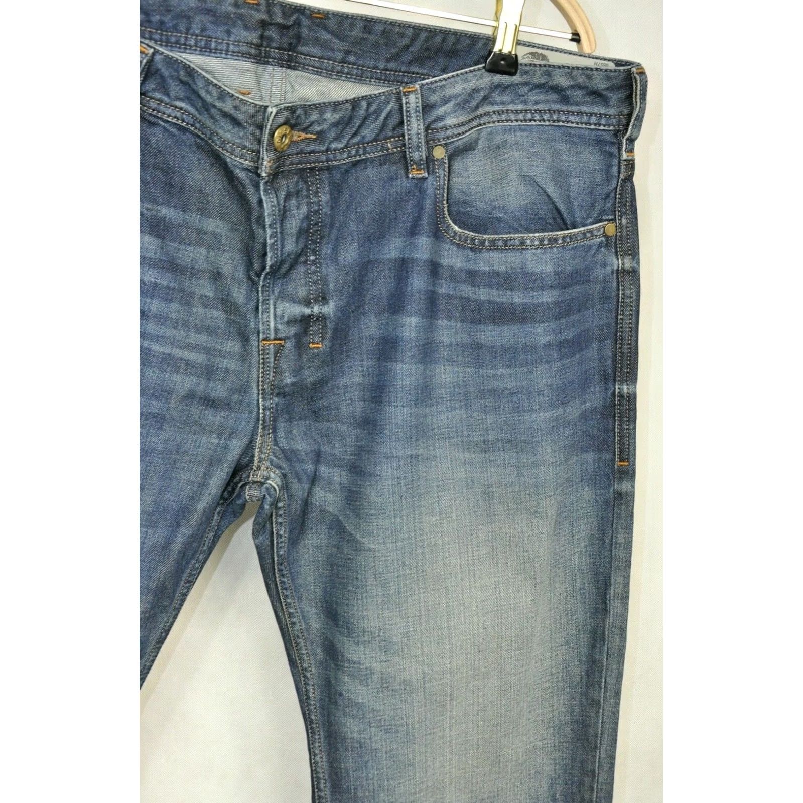 Diesel DIESEL ZATINY Regular-Bootcut Jeans 38W/L30 Men Blue 5-Pocket Denim Cotton Vintage No N/A Size US 38 / EU 54 - 6 Thumbnail