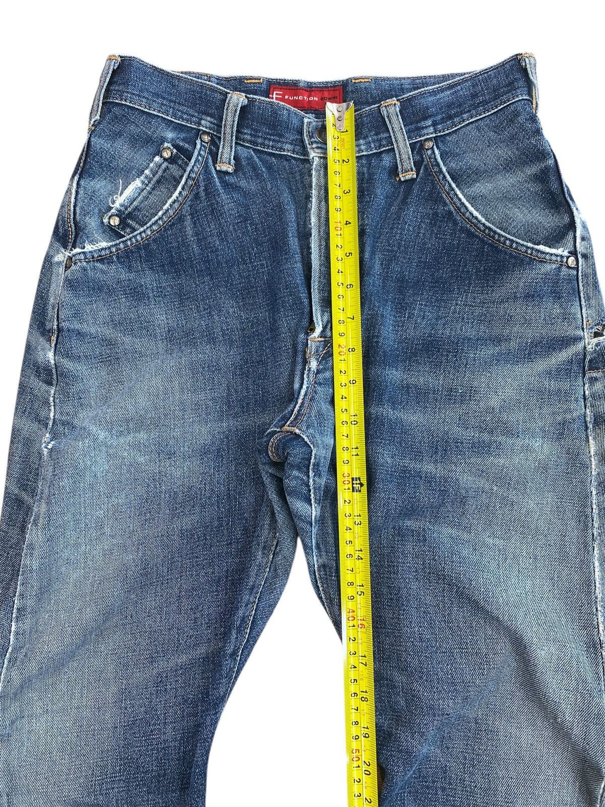 Edwin Edwin Vintage Faded Wash Style Twist Leg Jeans Size US 28 / EU 44 - 10 Thumbnail