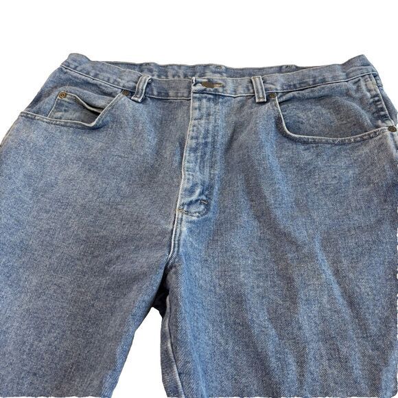Wrangler Wrangler Jeans Mens 38X30 Blue Rugged Wear Relaxed Fit Work Size US 38 / EU 54 - 4 Thumbnail