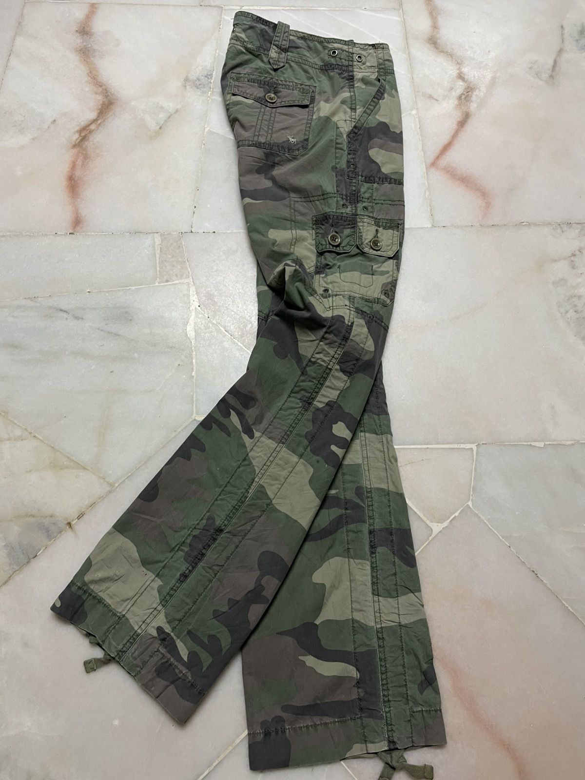 Abercrombie & Fitch Vintage Abercrombie & Fitch Camouflage Rare Tactical Cargo Size 30" / US 8 / IT 44 - 7 Thumbnail