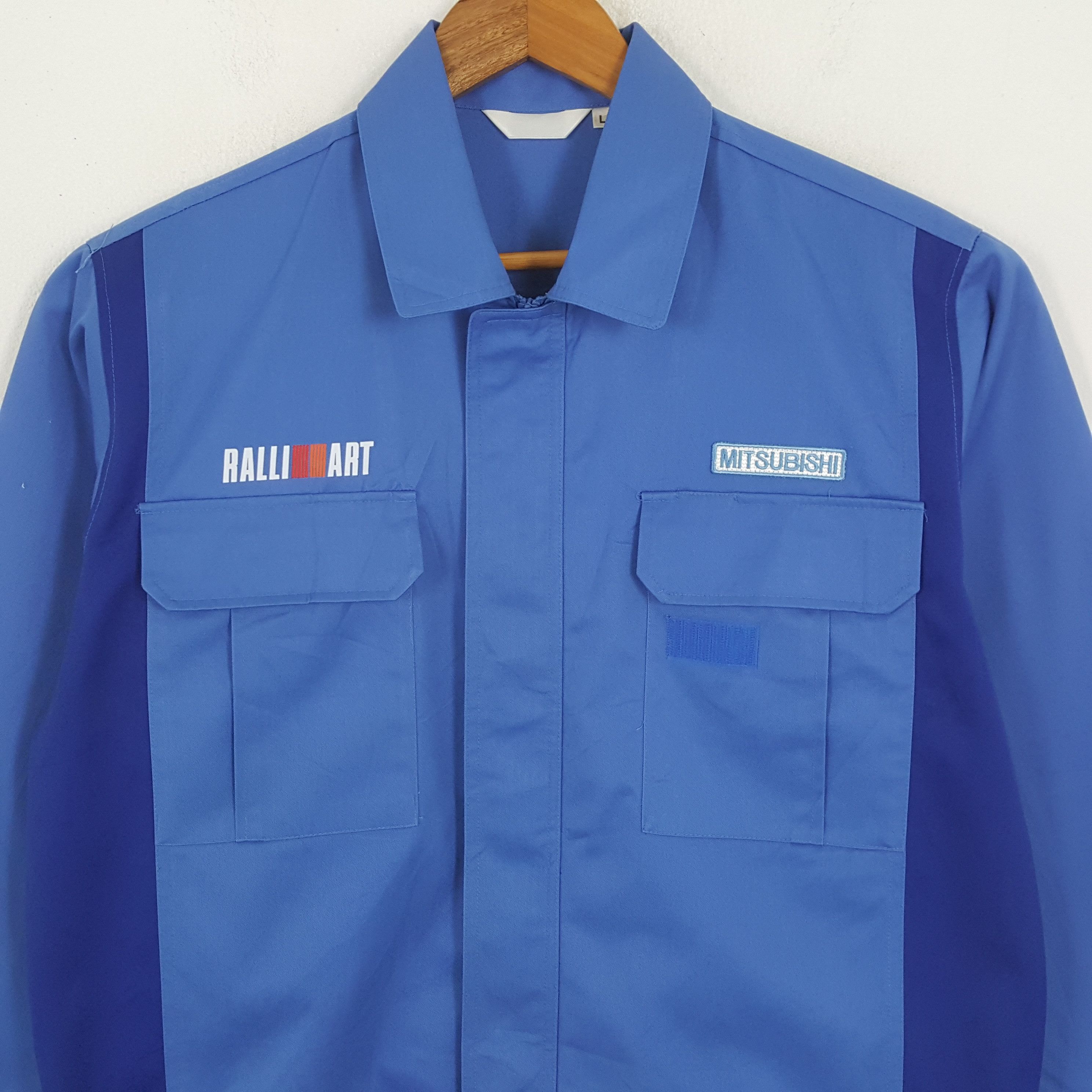 Japanese Brand × Vintage Vintage MITSUBISHI RALLI ART Japanese Racing Custom Jacket Size US L / EU 52-54 / 3 - 4 Thumbnail
