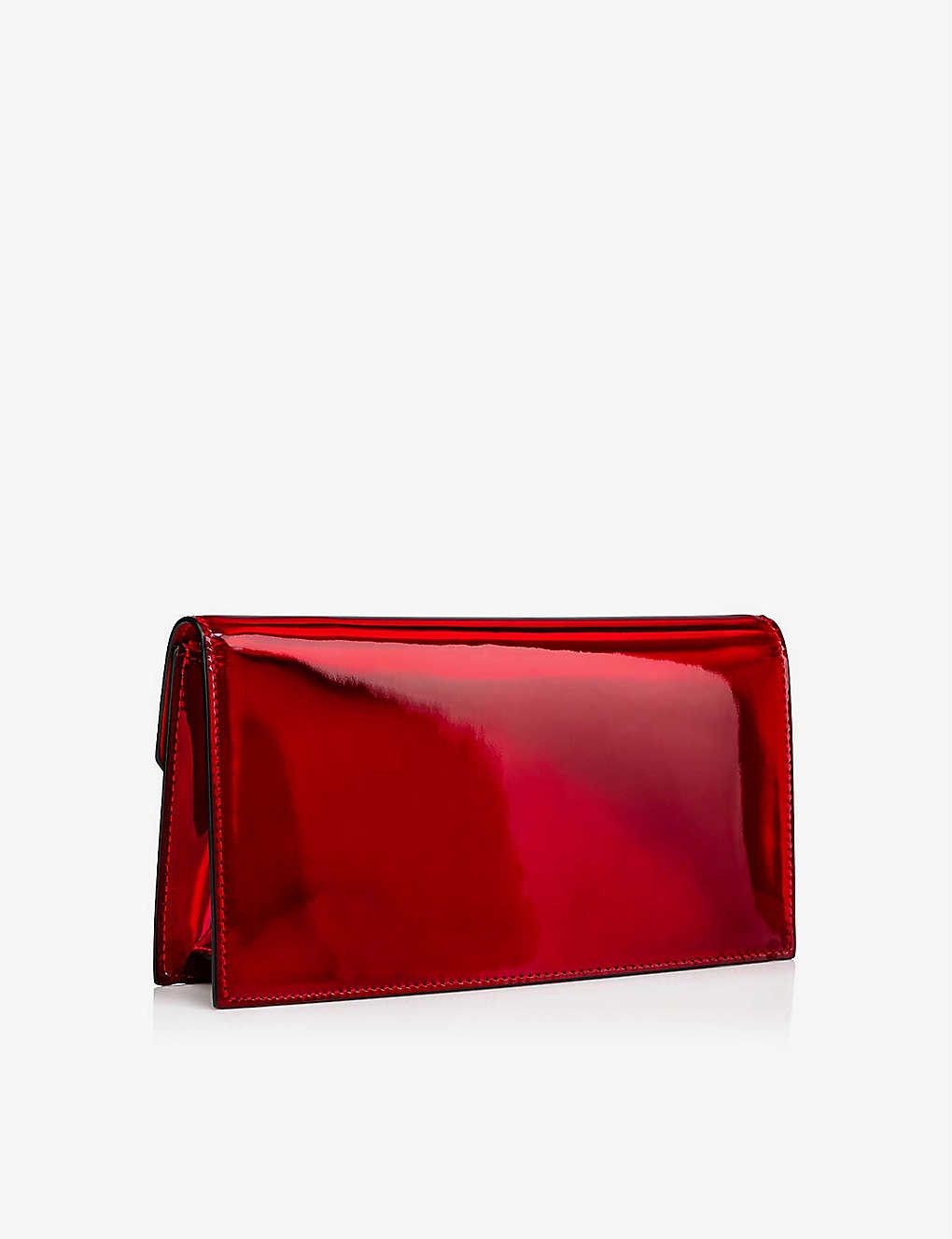Christian Louboutin o1s1wg110125 Size:OS/ Loubi 54 Clutch Bag in Red Size ONE SIZE - 3 Thumbnail
