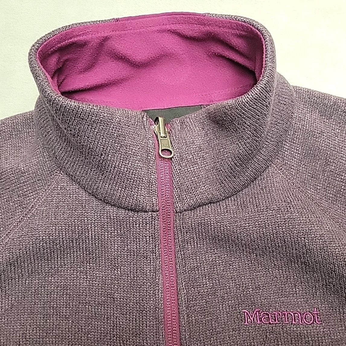 Marmot Marmot Women's Sweater Full Zip Purple Polartec Fleece Pullover Casual M Size M / US 6-8 / IT 42-44 - 3 Thumbnail