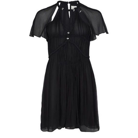 ISABEL MARANT Randalia Black Silk Mini Dress New & Authentic