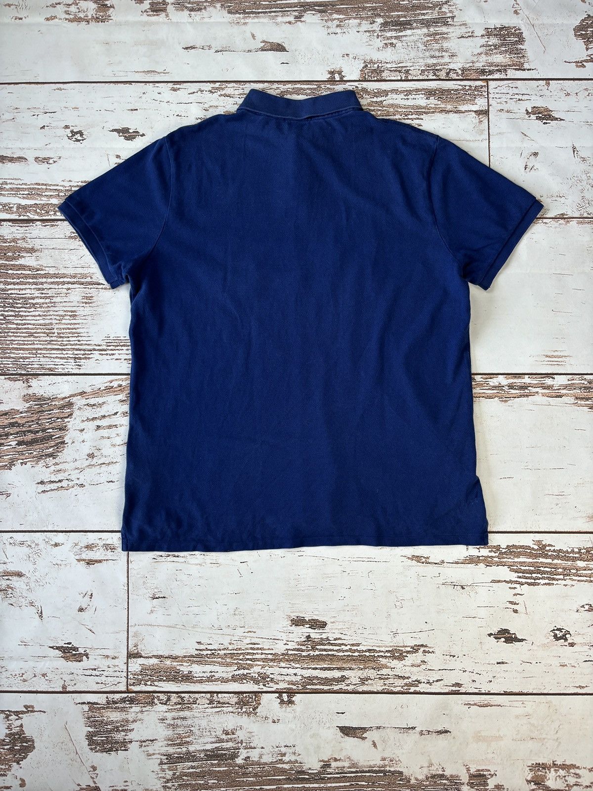 Polo Ralph Lauren × Ralph Lauren Polo Ralph Lauren Spellout Logo Vintage Polo Shirt Vint Size US XL / EU 56 / 4 - 4 Thumbnail