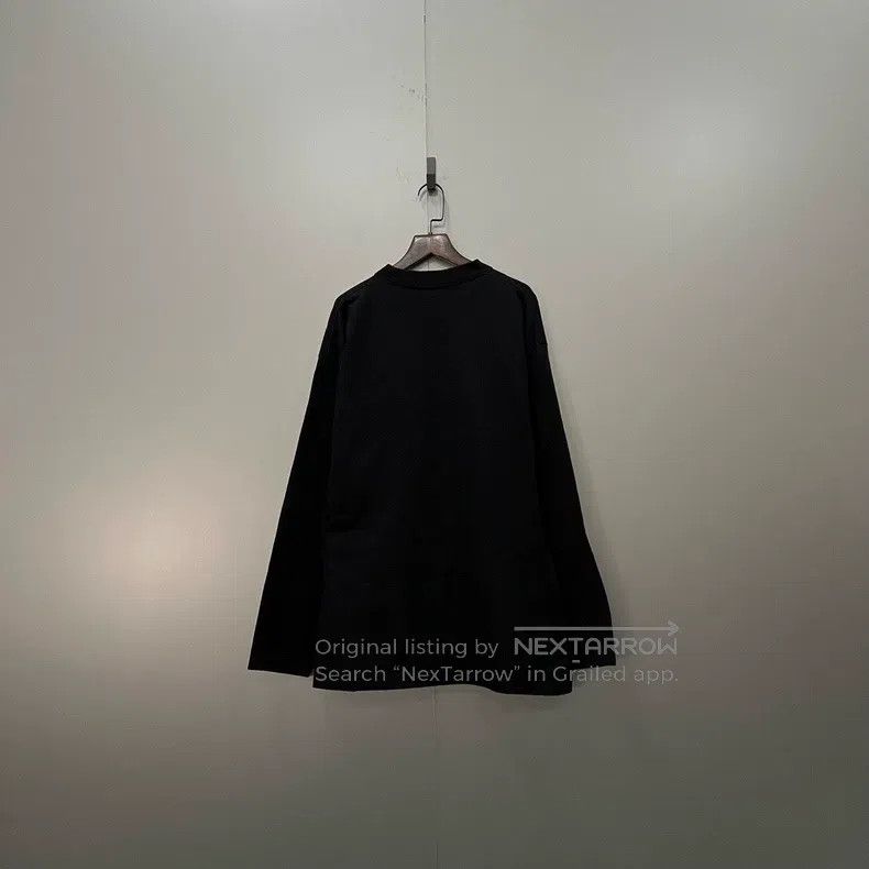 Balenciaga Balenciaga Black Collar Printed Logo Long Sleeve Sweatshir Size US S / EU 44-46 / 1 - 2 Thumbnail