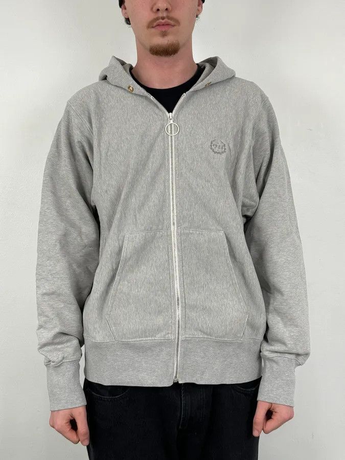 Maison Margiela SS2023 Maison Margiela Grey Signature Zip-up Hoodie Size US L / EU 52-54 / 3 - 2 Thumbnail