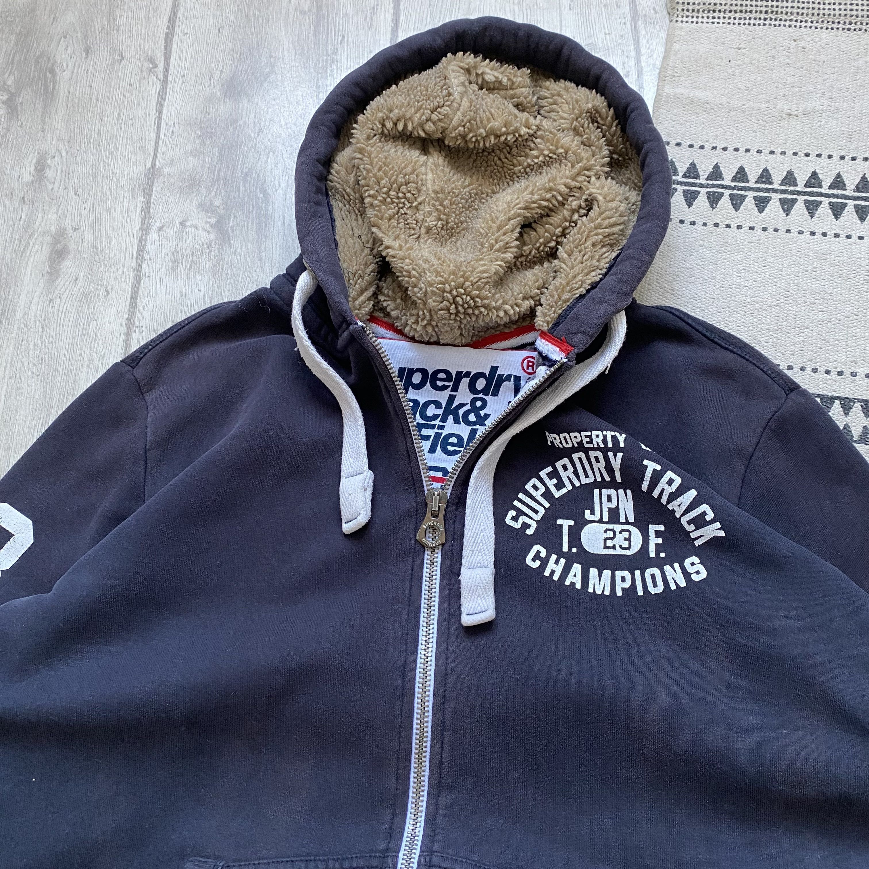 Abercrombie & Fitch Thrashed Vintage Faux Fur hoodie Abercrombie Fitch style Size US M / EU 48-50 / 2 - 2 Thumbnail